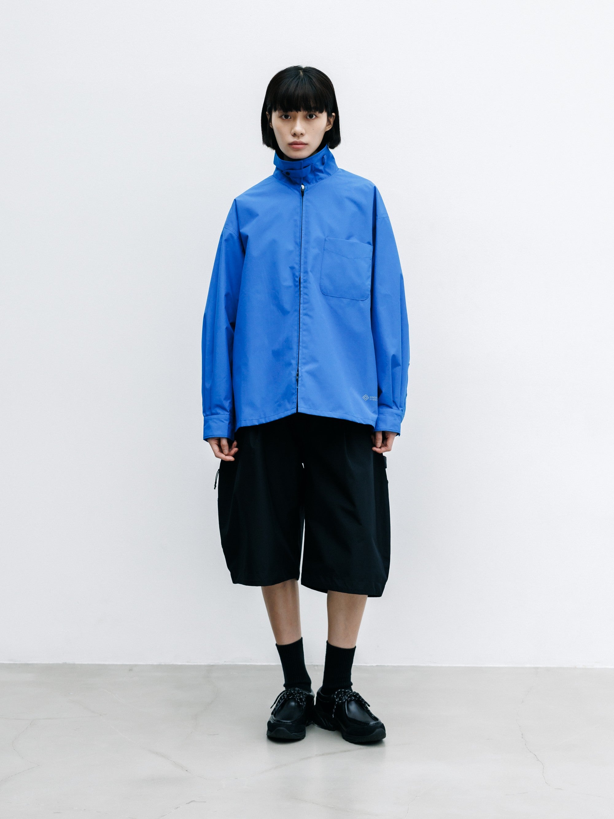 【8.8 SAT 20:00- IN STOCK】+phenix WINDSTOPPER® by GORE-TEX LABS CITY UNIFORM ZIPUP L/S SHIRT (BLUE)