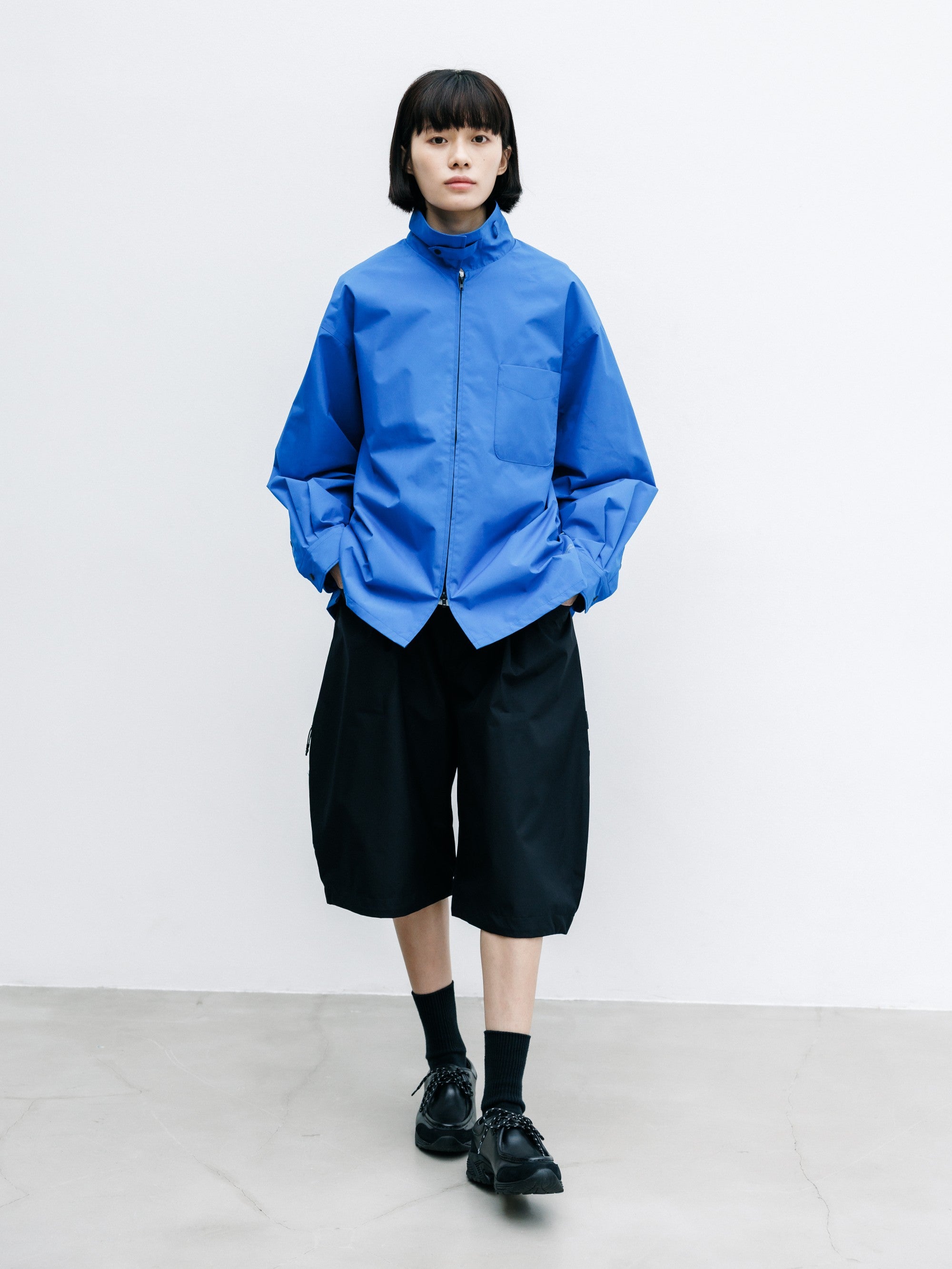 【8.8 SAT 20:00- IN STOCK】+phenix WINDSTOPPER® by GORE-TEX LABS CITY UNIFORM ZIPUP L/S SHIRT (BLUE)
