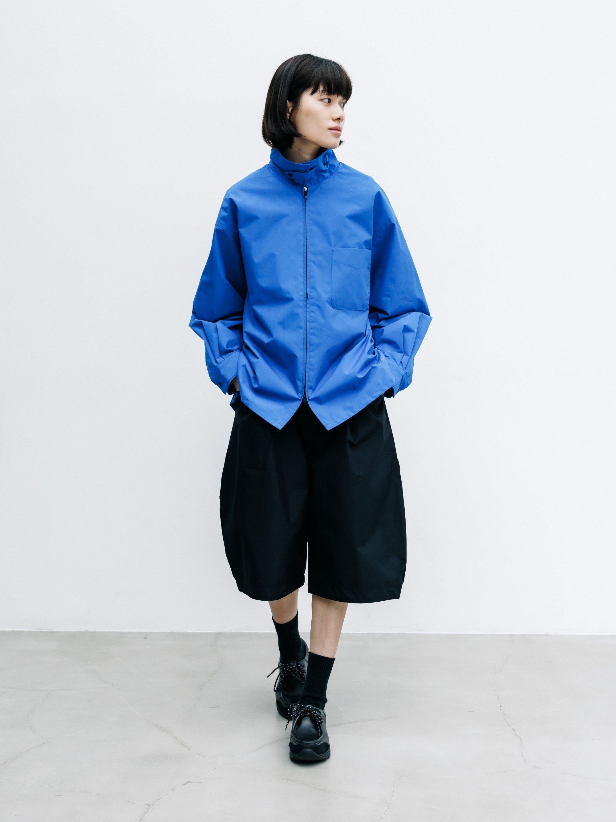 【8.8 SAT 20:00- IN STOCK】+phenix WINDSTOPPER® by GORE-TEX LABS CITY UNIFORM ZIPUP L/S SHIRT (BLUE)