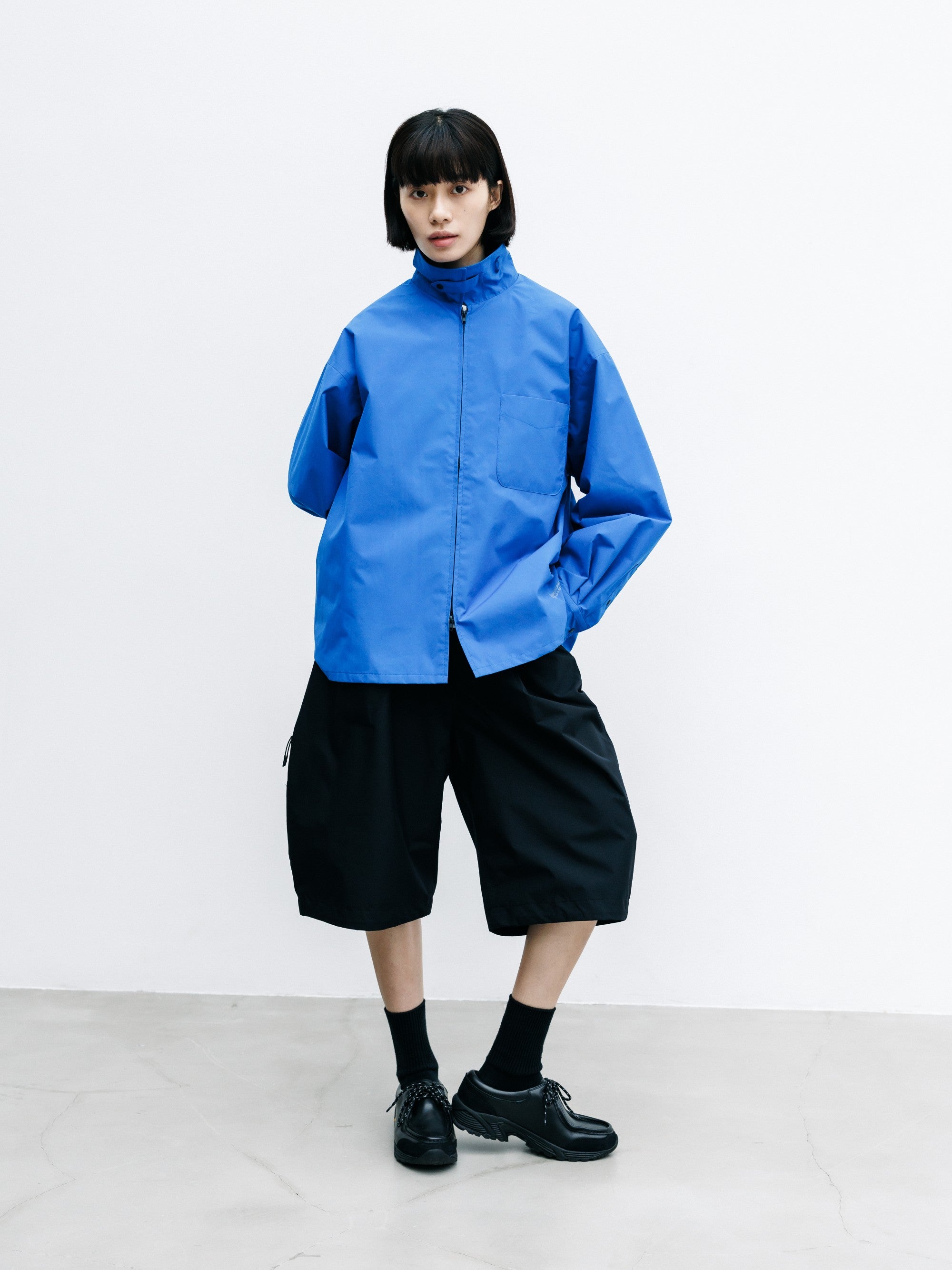 【8.8 SAT 20:00- IN STOCK】+phenix WINDSTOPPER® by GORE-TEX LABS CITY UNIFORM ZIPUP L/S SHIRT (BLUE)