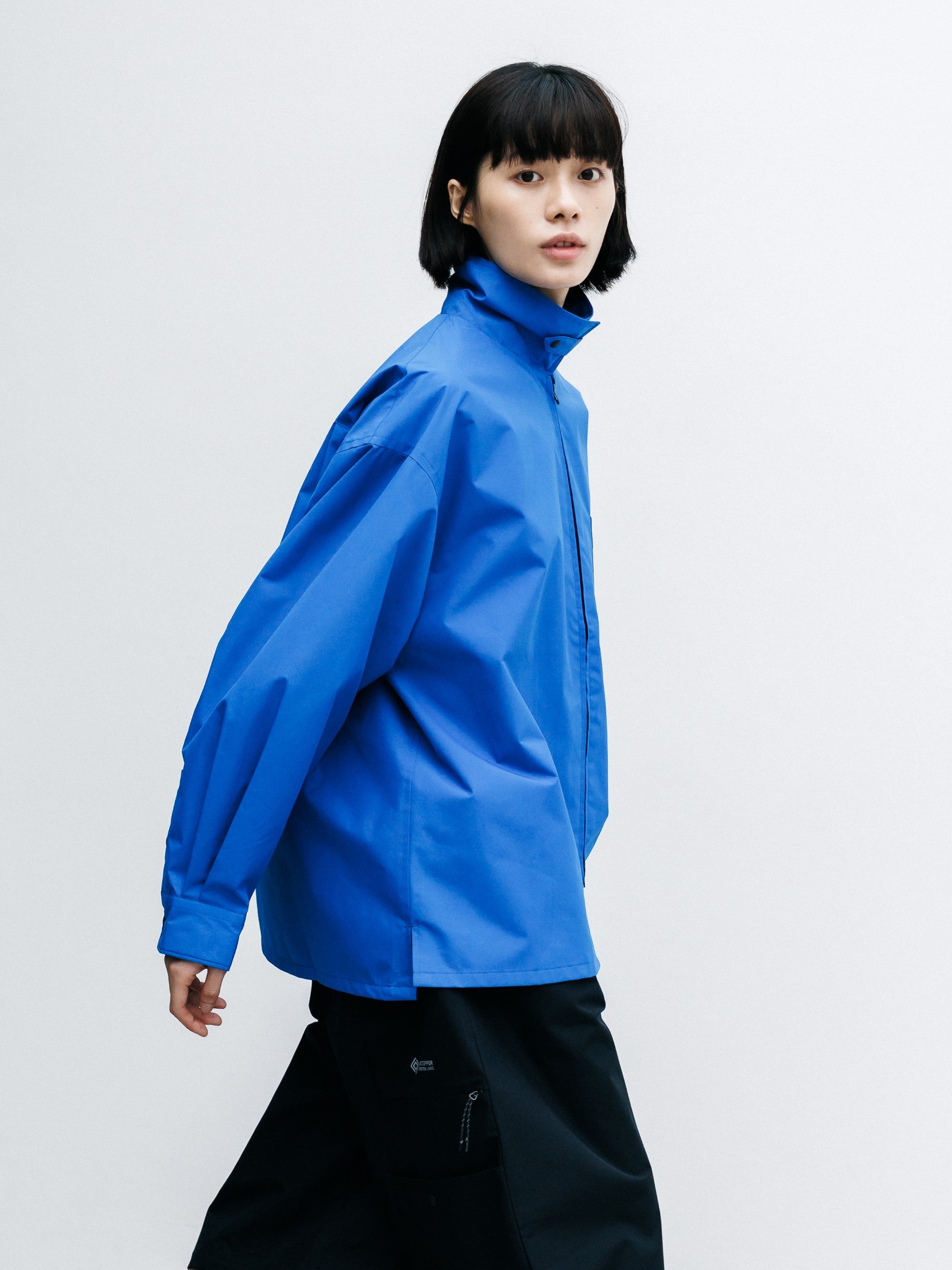 【8.8 SAT 20:00- IN STOCK】+phenix WINDSTOPPER® by GORE-TEX LABS CITY UNIFORM ZIPUP L/S SHIRT (BLUE)