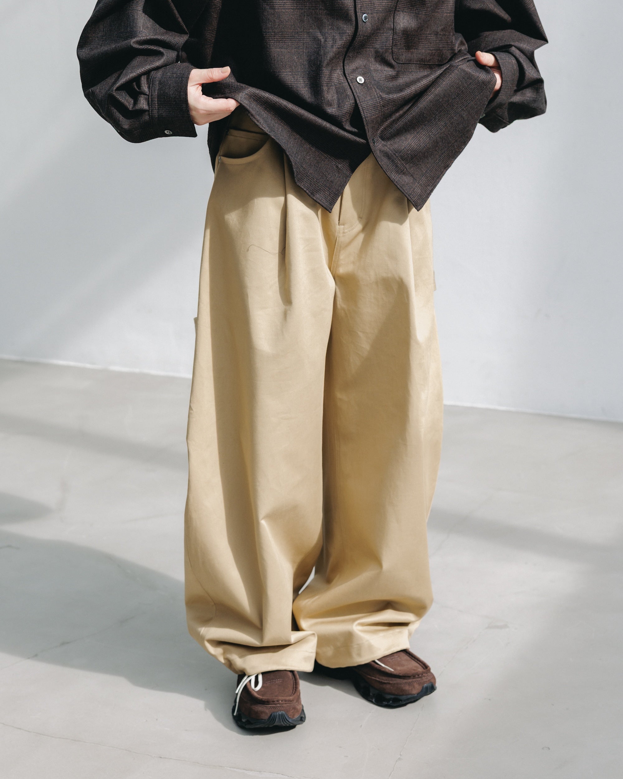 【11.12 WED 20:00- IN STOCK】CITY MASSIVE UTILITY PANTS (BEIGE)