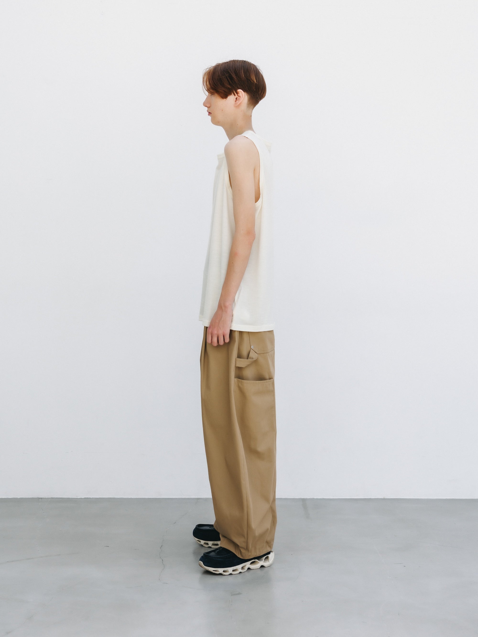 WASHABLE WOOL TANK TOP (WHITE)