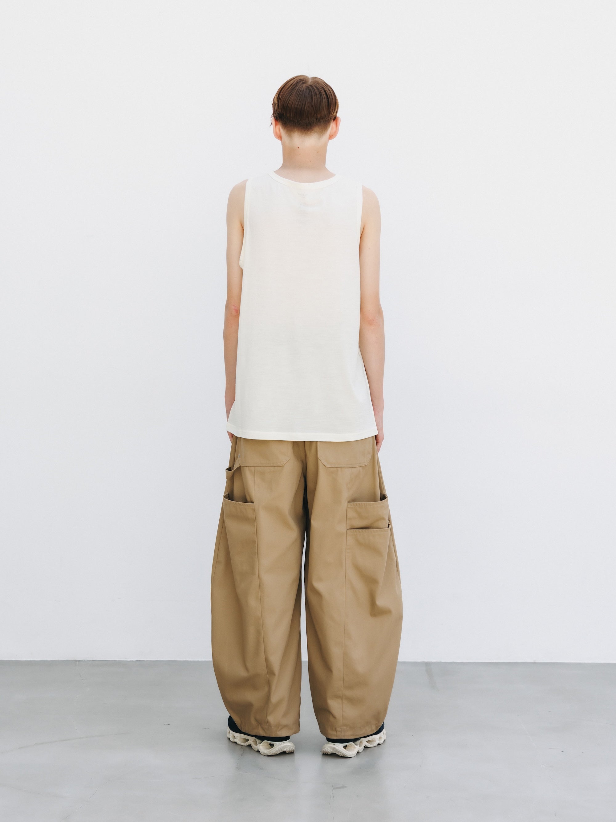【5.16 SAT 20:00- IN STOCK】T/C GABARDINE CITY MASSIVE UTILITY PANTS (BEIGE)