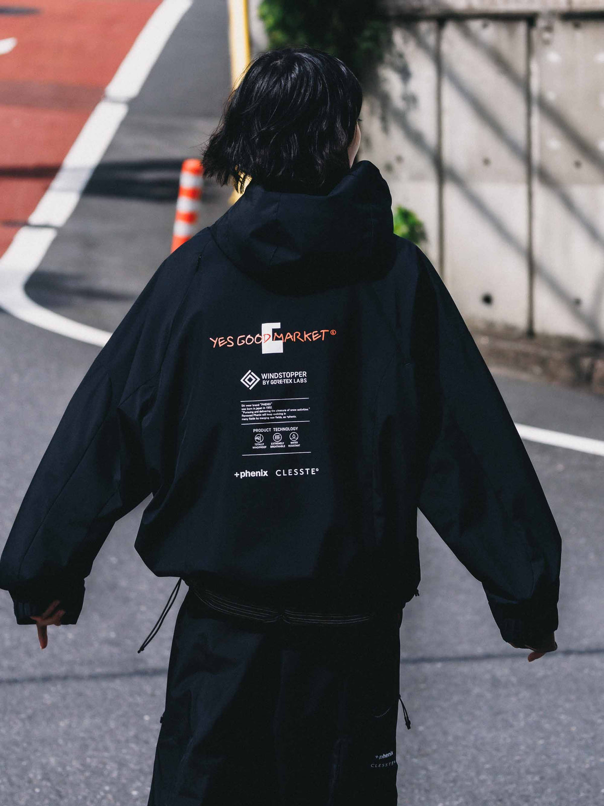 【10.4 SUN 20:00- IN STOCK】【LIMITED】“C×YES GOOD MARKET"+PHENIX WINDSTOPPER® BY GORE-TEX LABS CITY MOUNTAIN JACKET (BLACK)