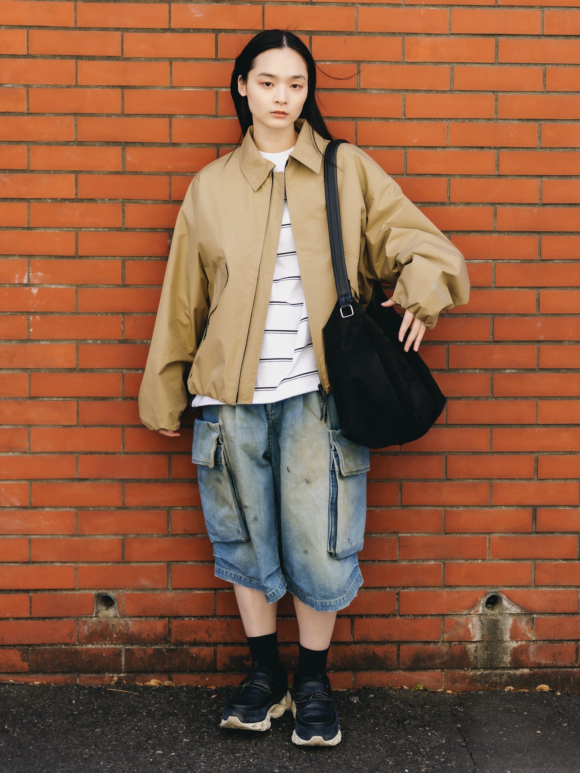 【4.11 SAT 20:00 IN STOCK】SUEDE NOMAD BAG (BLACK)