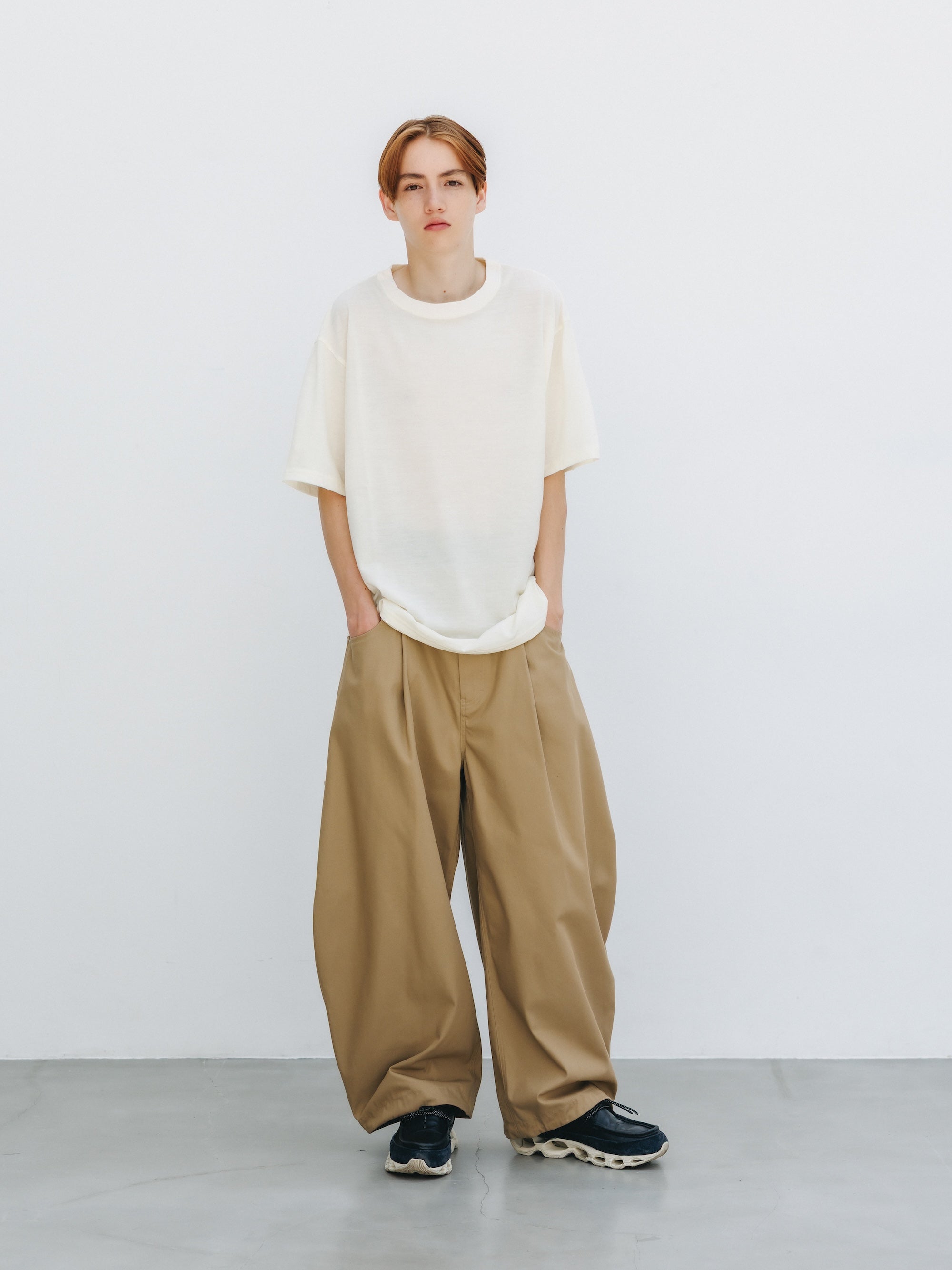 【5.16 SAT 20:00- IN STOCK】T/C GABARDINE CITY MASSIVE UTILITY PANTS (BEIGE)