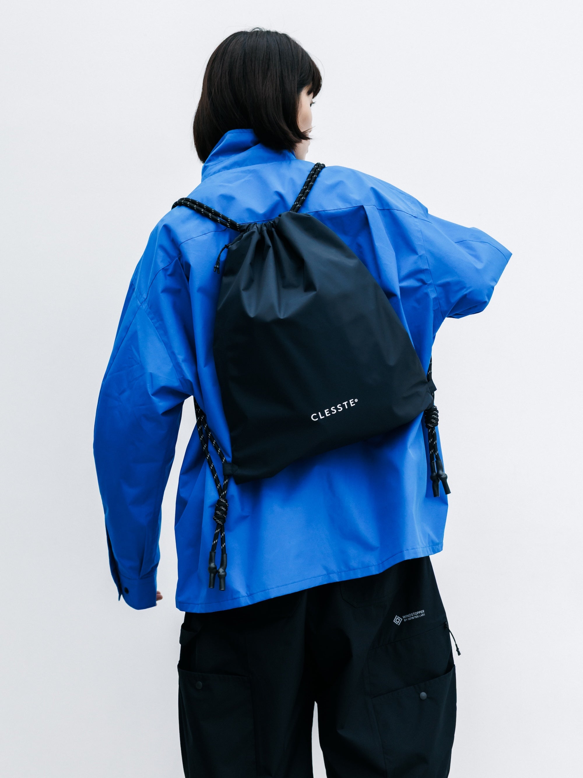【8.1 SAT 20:00- IN STOCK】3LAYER NYLON CITY KNAPSACK (BLACK)