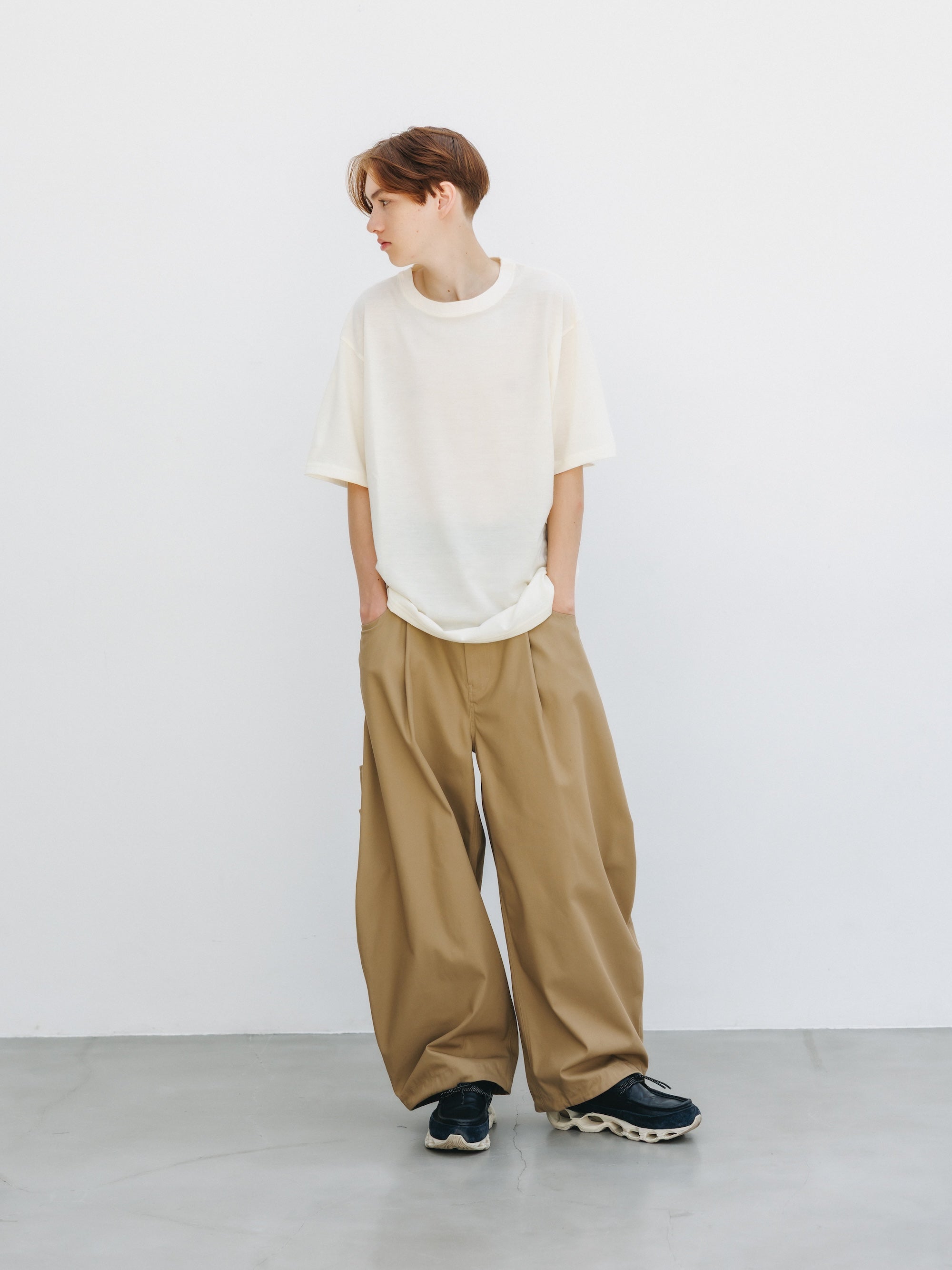 【5.16 SAT 20:00- IN STOCK】T/C GABARDINE CITY MASSIVE UTILITY PANTS (BEIGE)