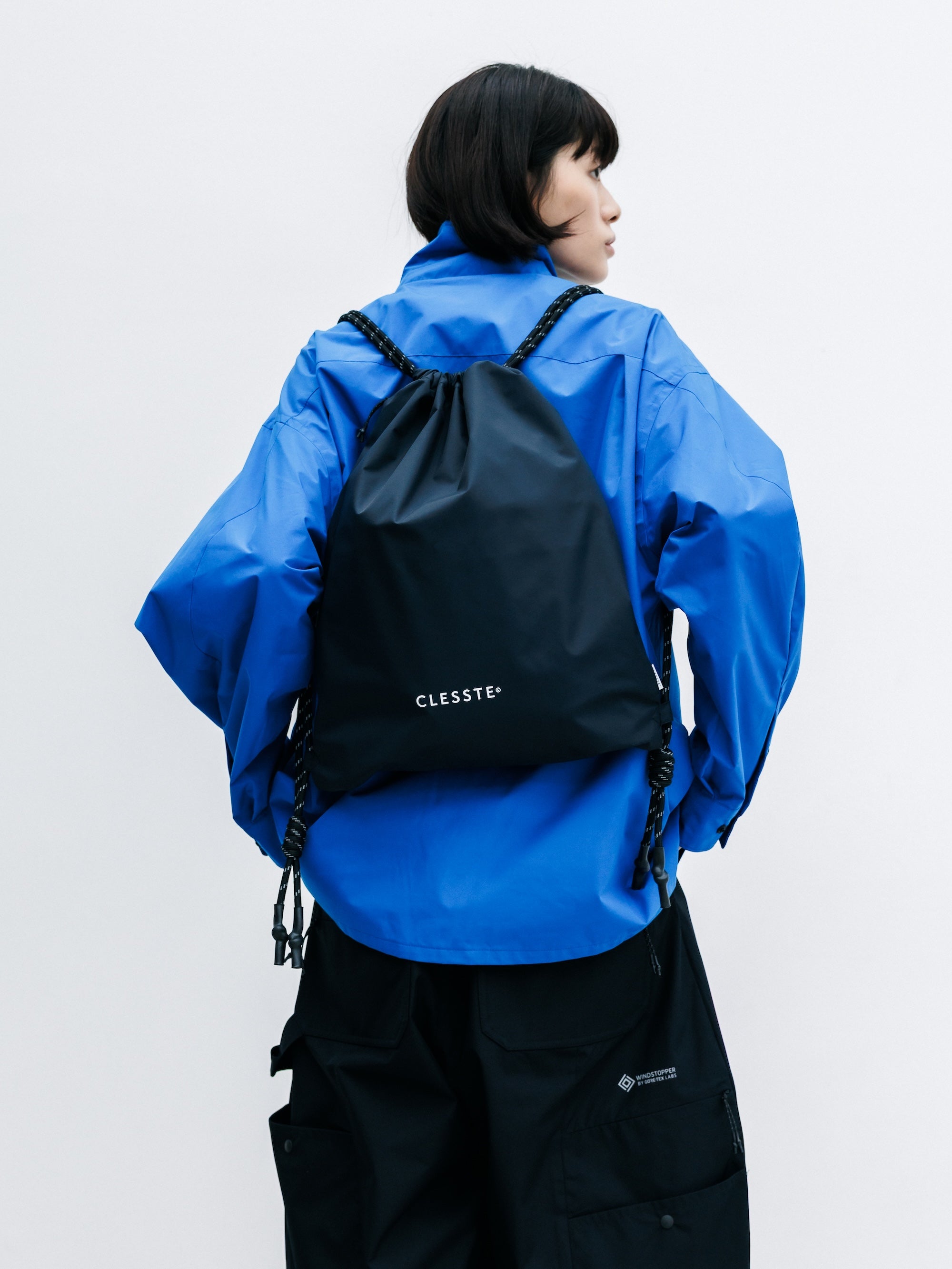 【8.1 SAT 20:00- IN STOCK】3LAYER NYLON CITY KNAPSACK (BLACK)