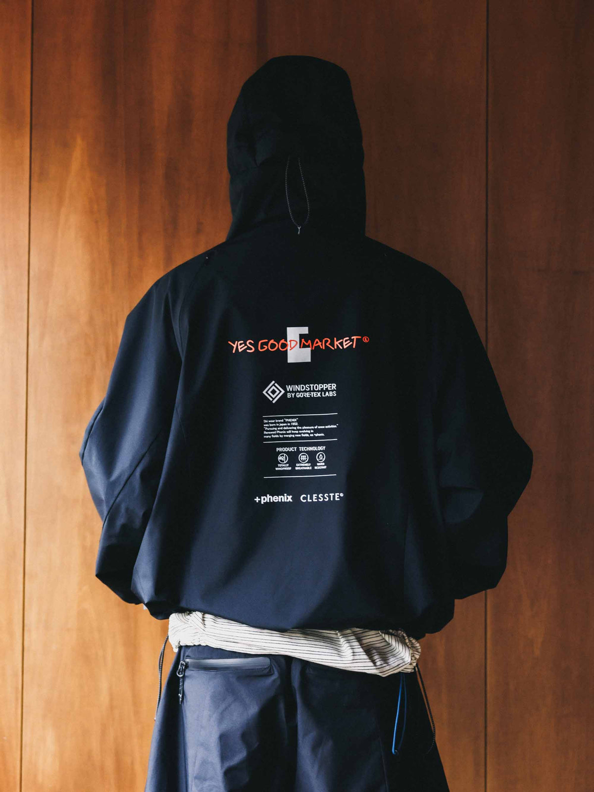【10.4 SUN 20:00- IN STOCK】【LIMITED】“C×YES GOOD MARKET"+PHENIX WINDSTOPPER® BY GORE-TEX LABS CITY MOUNTAIN JACKET (BLACK)