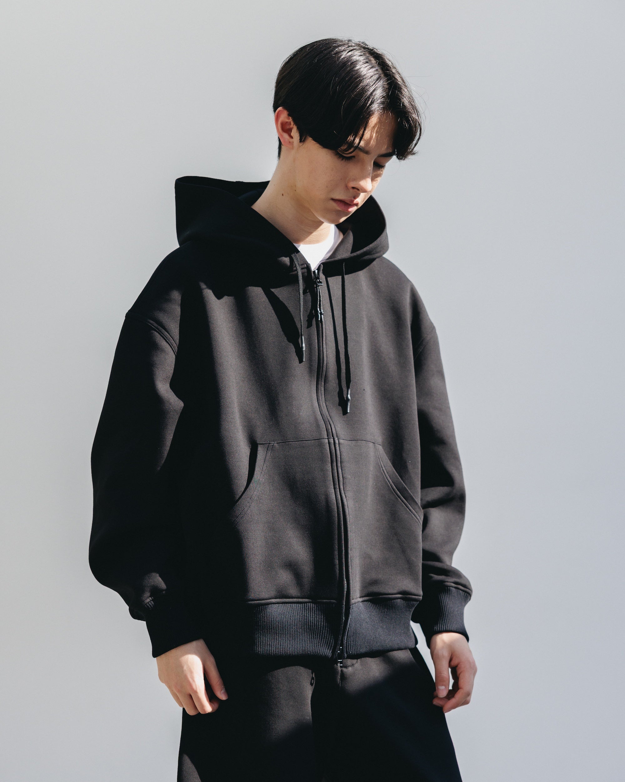 AIR COTTON ACTIVE HOODIE (BLACK)