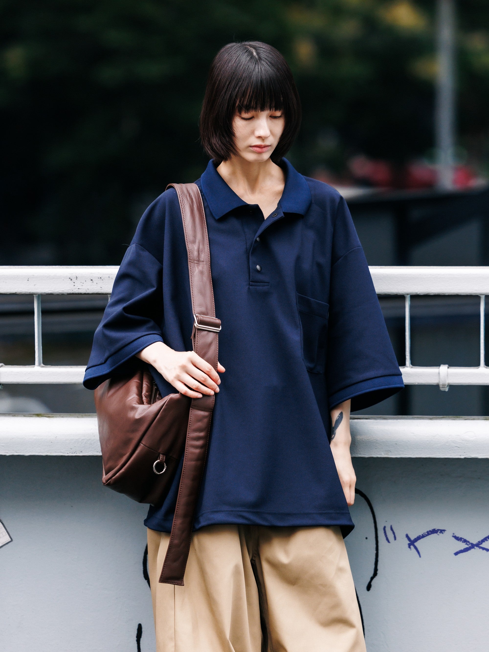 【8.5 WED 20:00- IN STOCK】LEATHER HOLIDAY BAG (BROWN)
