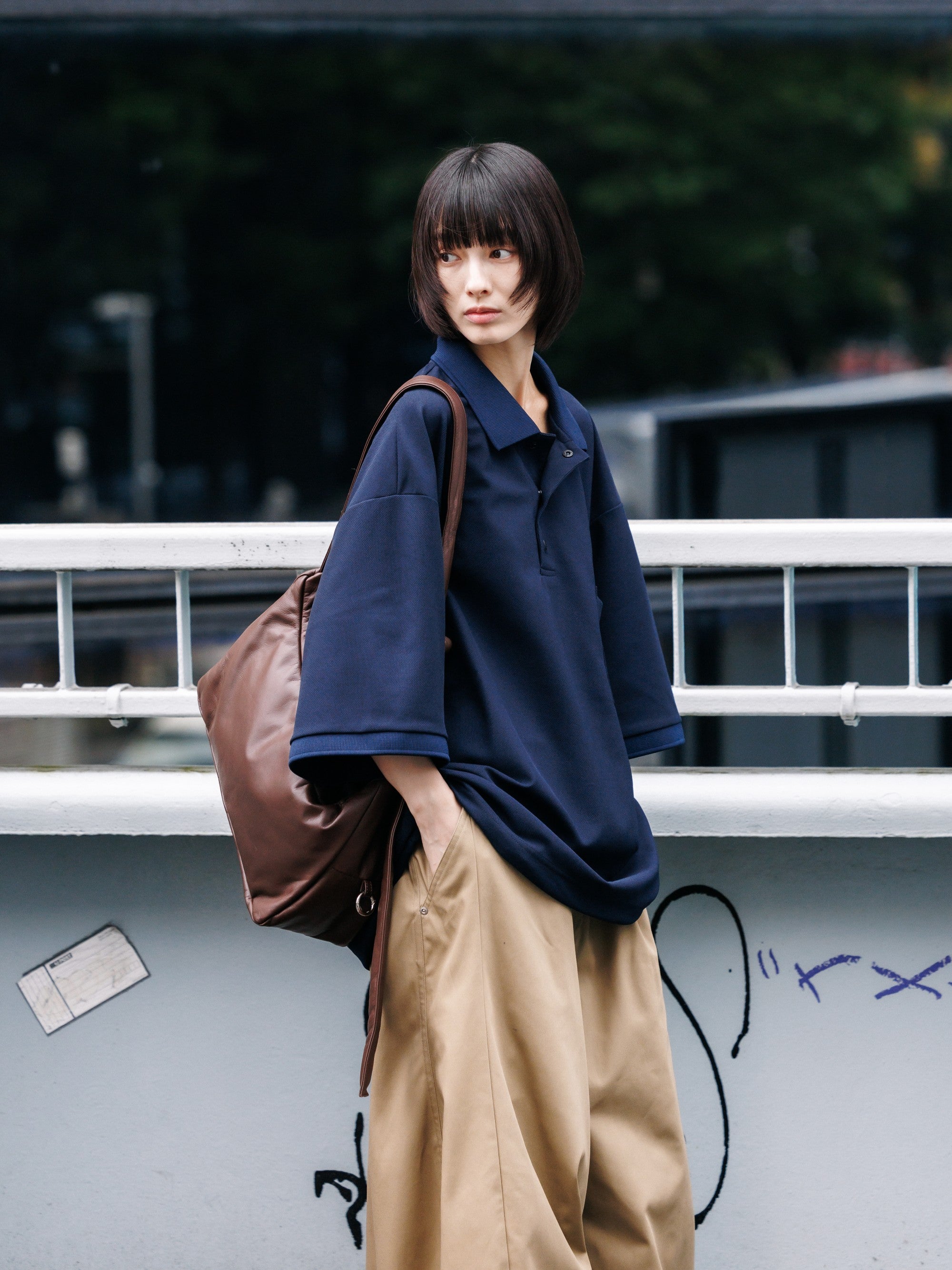 【8.5 WED 20:00- IN STOCK】LEATHER HOLIDAY BAG (BROWN)