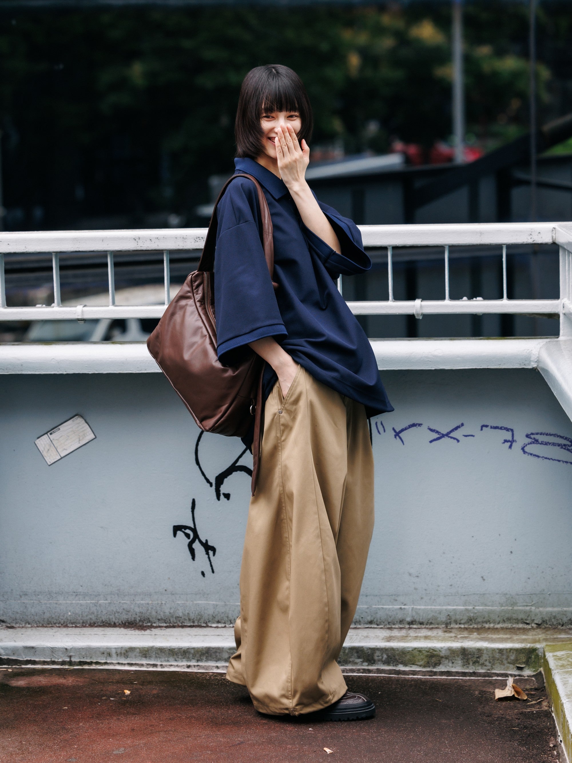 【8.5 WED 20:00- IN STOCK】LEATHER HOLIDAY BAG (BROWN)