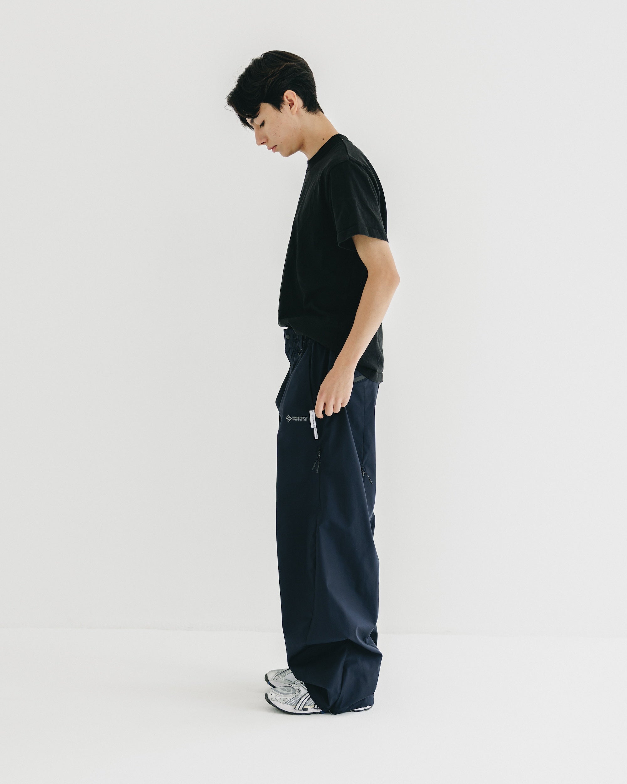 【9.10 WED 20:00- IN STOCK】+phenix WINDSTOPPER® by GORE-TEX LABS CITY BARREL LEG PANTS (NAVY)