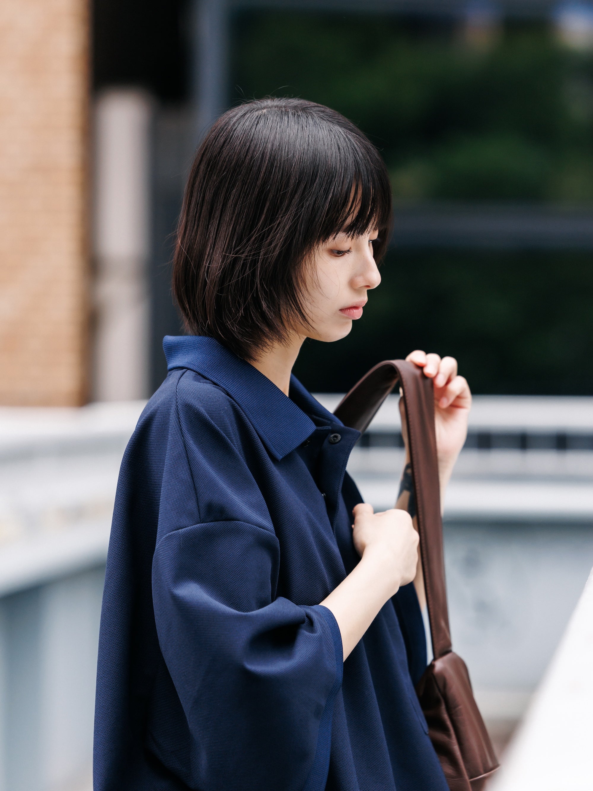【7.11 SAT 20:00- IN STOCK】ACTIVE CITY S/S POLO SHIRT (NAVY)