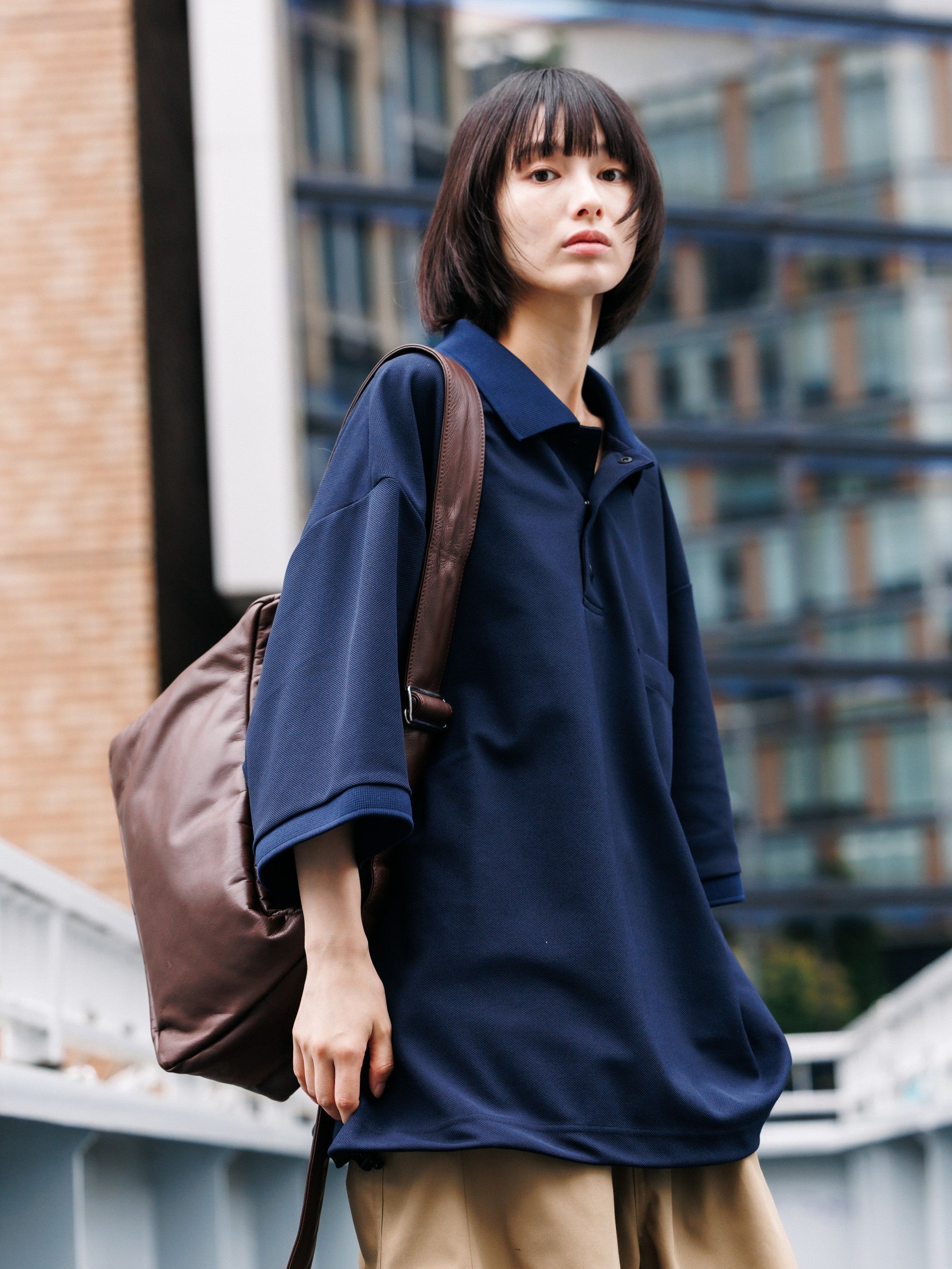 【8.5 WED 20:00- IN STOCK】LEATHER HOLIDAY BAG (BROWN)