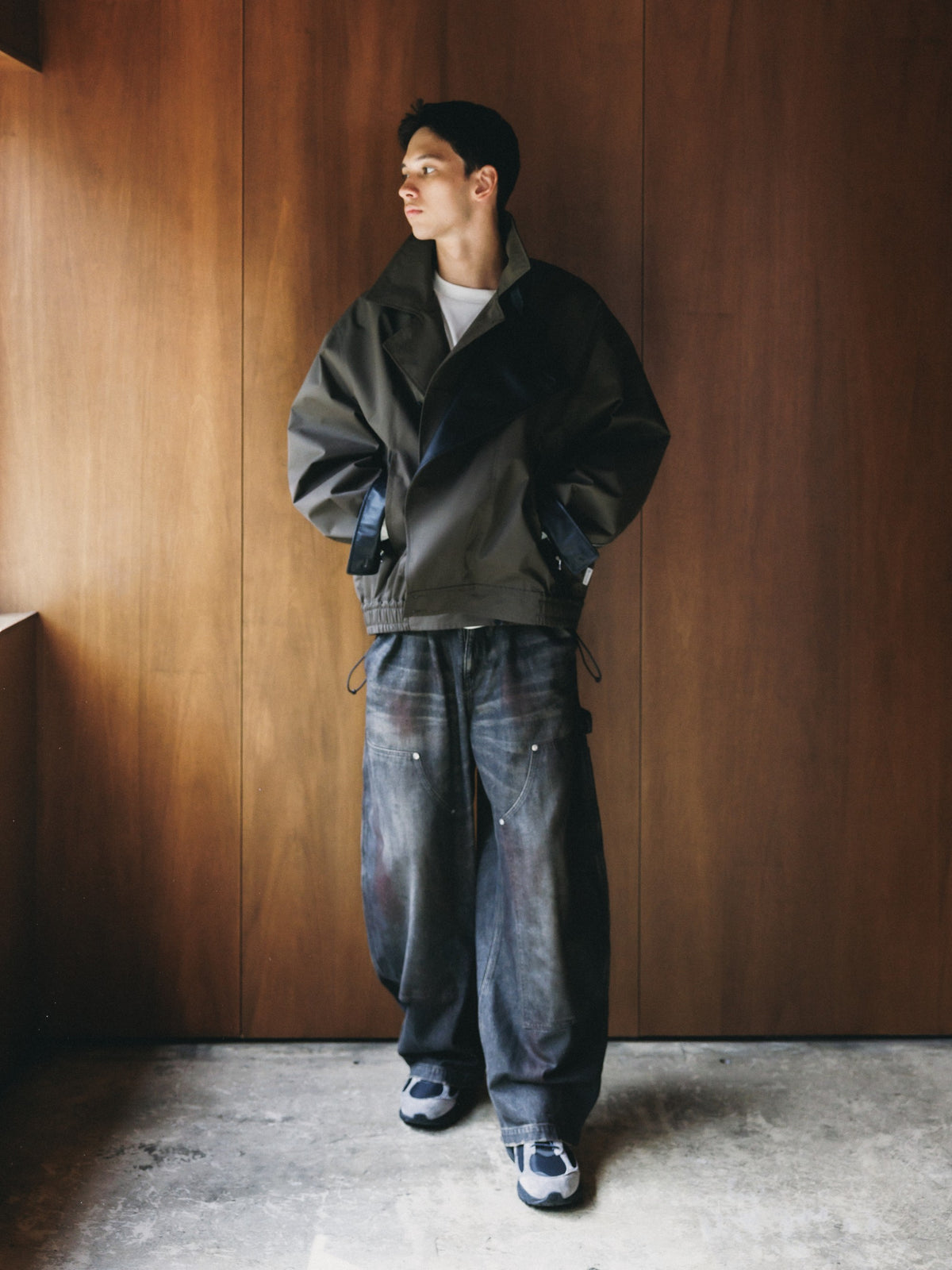 【10.24 SAT 20:00- IN STOCK】 +phenix WINDSTOPPER® by GORE-TEX LABS TWILL CITY DOUBLE FLAP JACKET (URBAN BROWN)