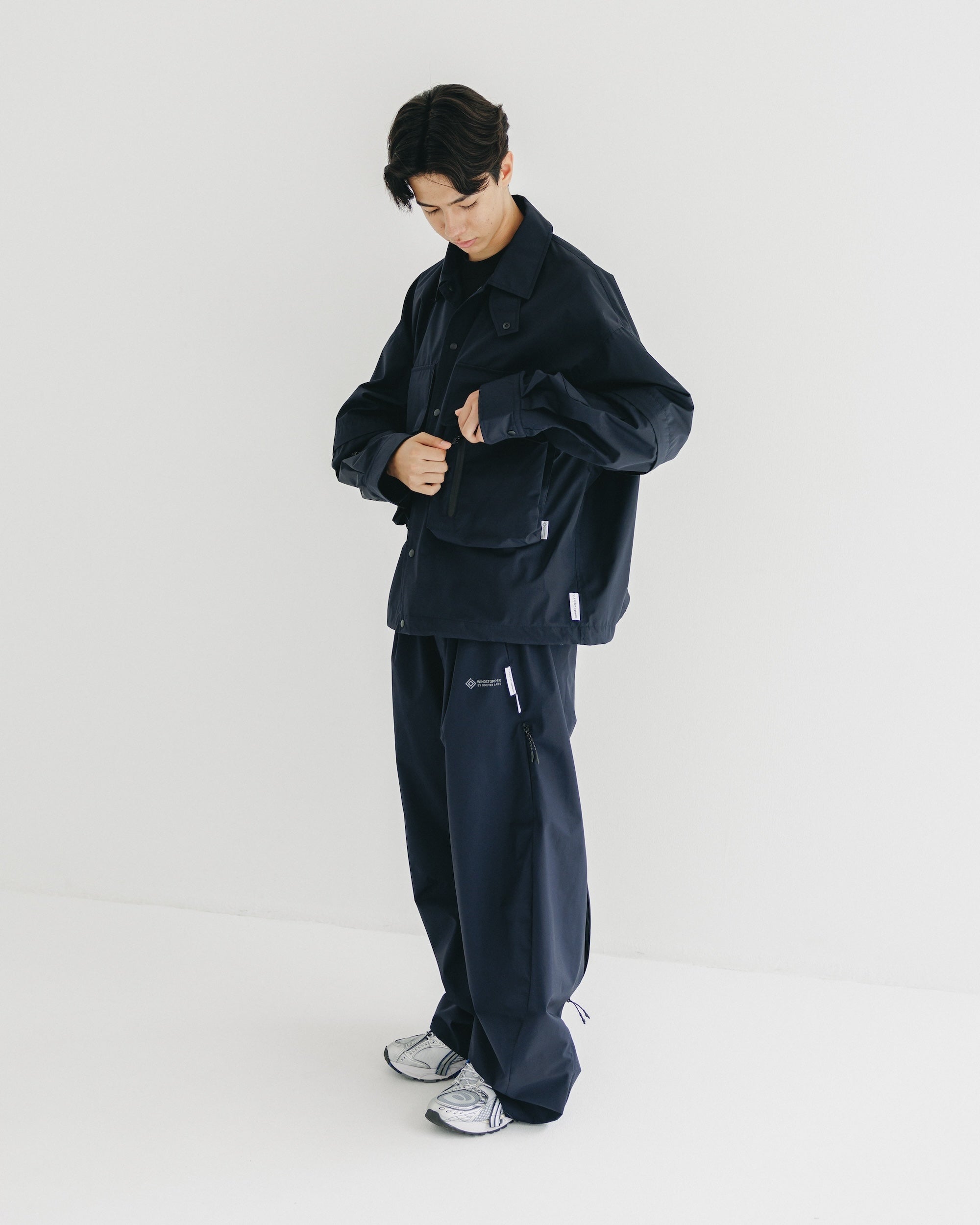 【9.10 WED 20:00- IN STOCK】+phenix WINDSTOPPER® by GORE-TEX LABS DETACHABLE WADING SHIRT JACKET (NAVY)
