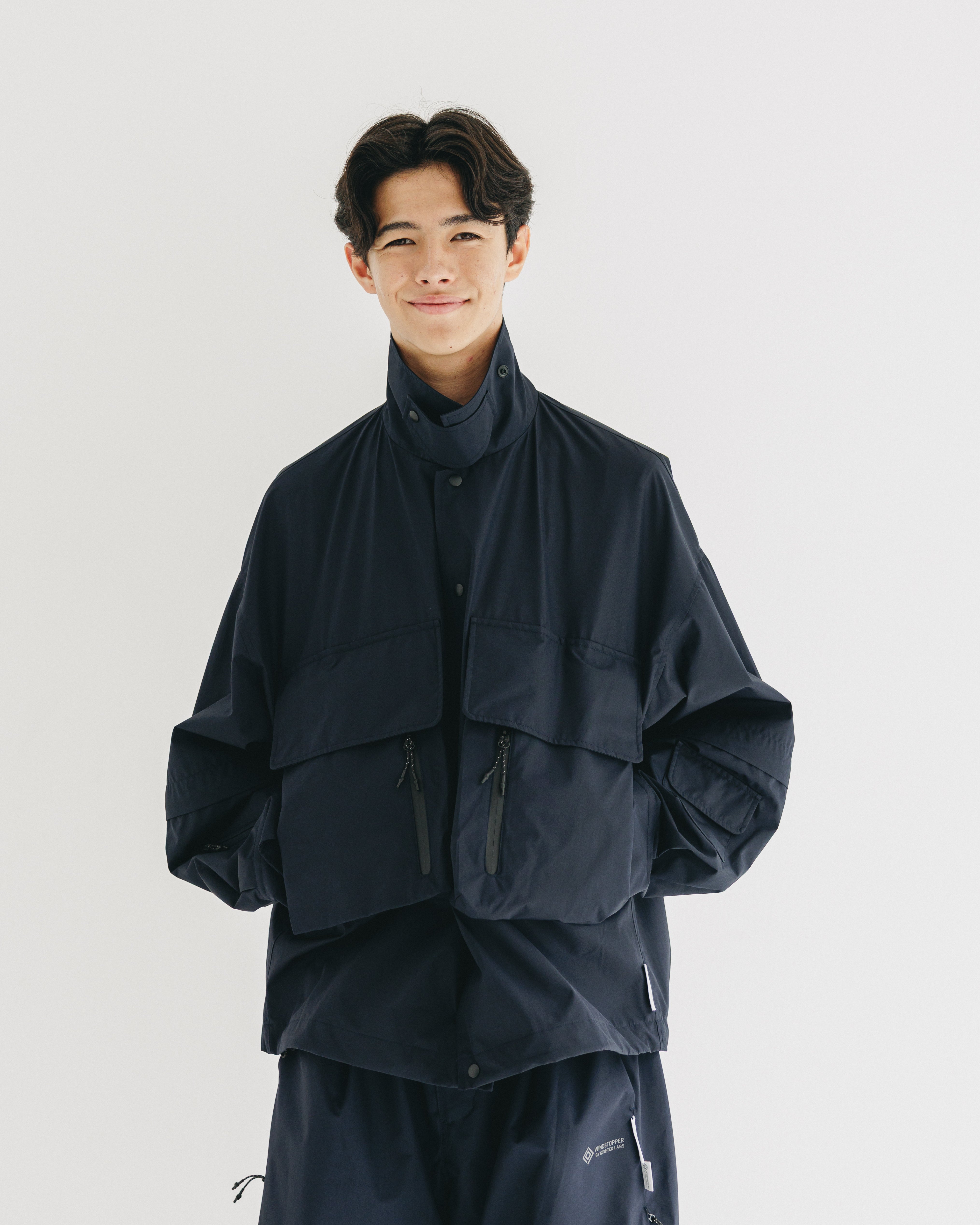 【9.10 WED 20:00- IN STOCK】+phenix WINDSTOPPER® by GORE-TEX LABS DETACHABLE WADING SHIRT JACKET (NAVY)