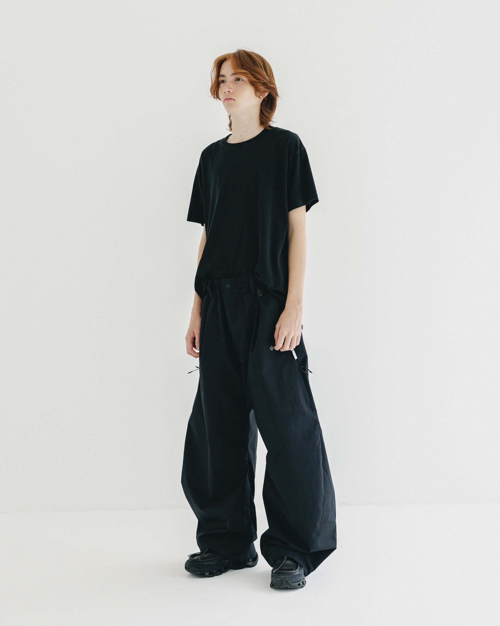 【9.10 WED 20:00- IN STOCK】+phenix WINDSTOPPER® by GORE-TEX LABS CITY BARREL LEG PANTS (BLACK)