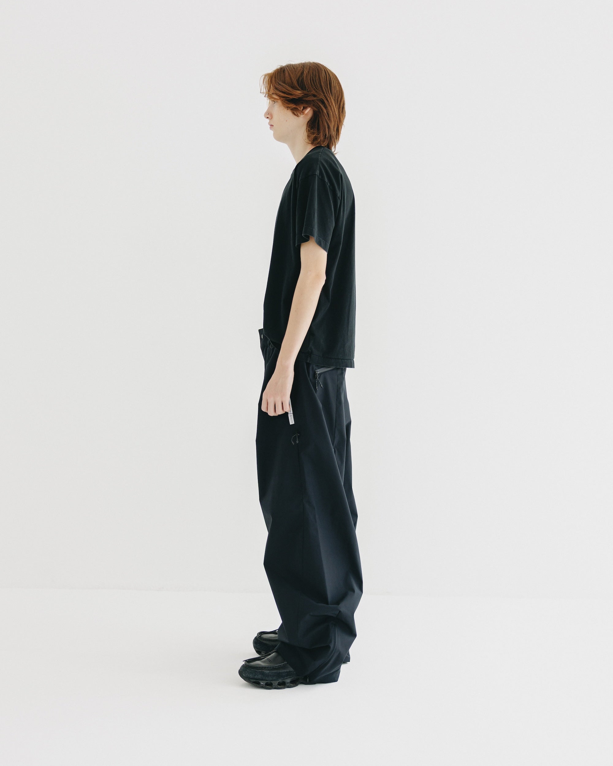 【9.10 WED 20:00- IN STOCK】+phenix WINDSTOPPER® by GORE-TEX LABS CITY BARREL LEG PANTS (BLACK)