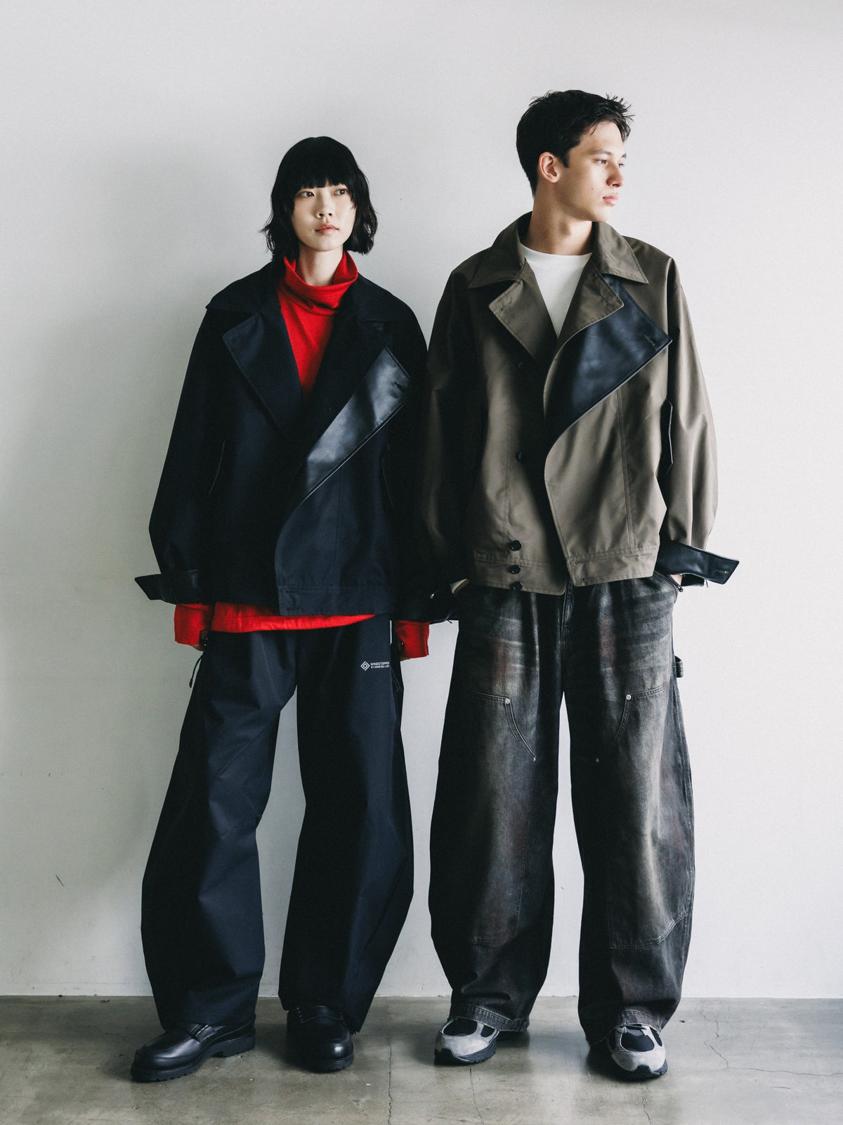 【10.24 SAT 20:00- IN STOCK】 +phenix WINDSTOPPER® by GORE-TEX LABS TWILL CITY DOUBLE FLAP JACKET (URBAN BROWN)