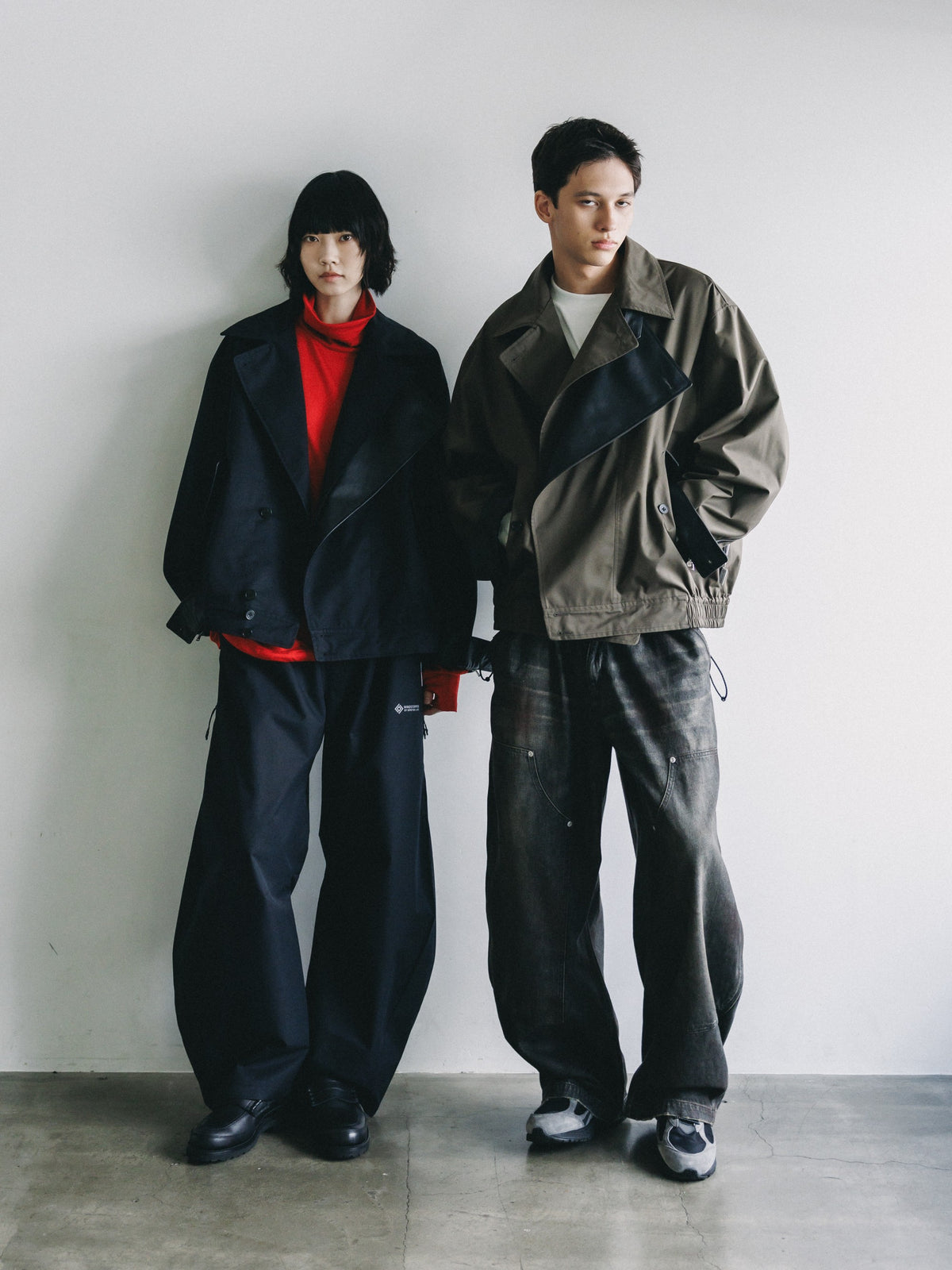 【10.24 SAT 20:00- IN STOCK】 +phenix WINDSTOPPER® by GORE-TEX LABS TWILL CITY DOUBLE FLAP JACKET (URBAN BROWN)