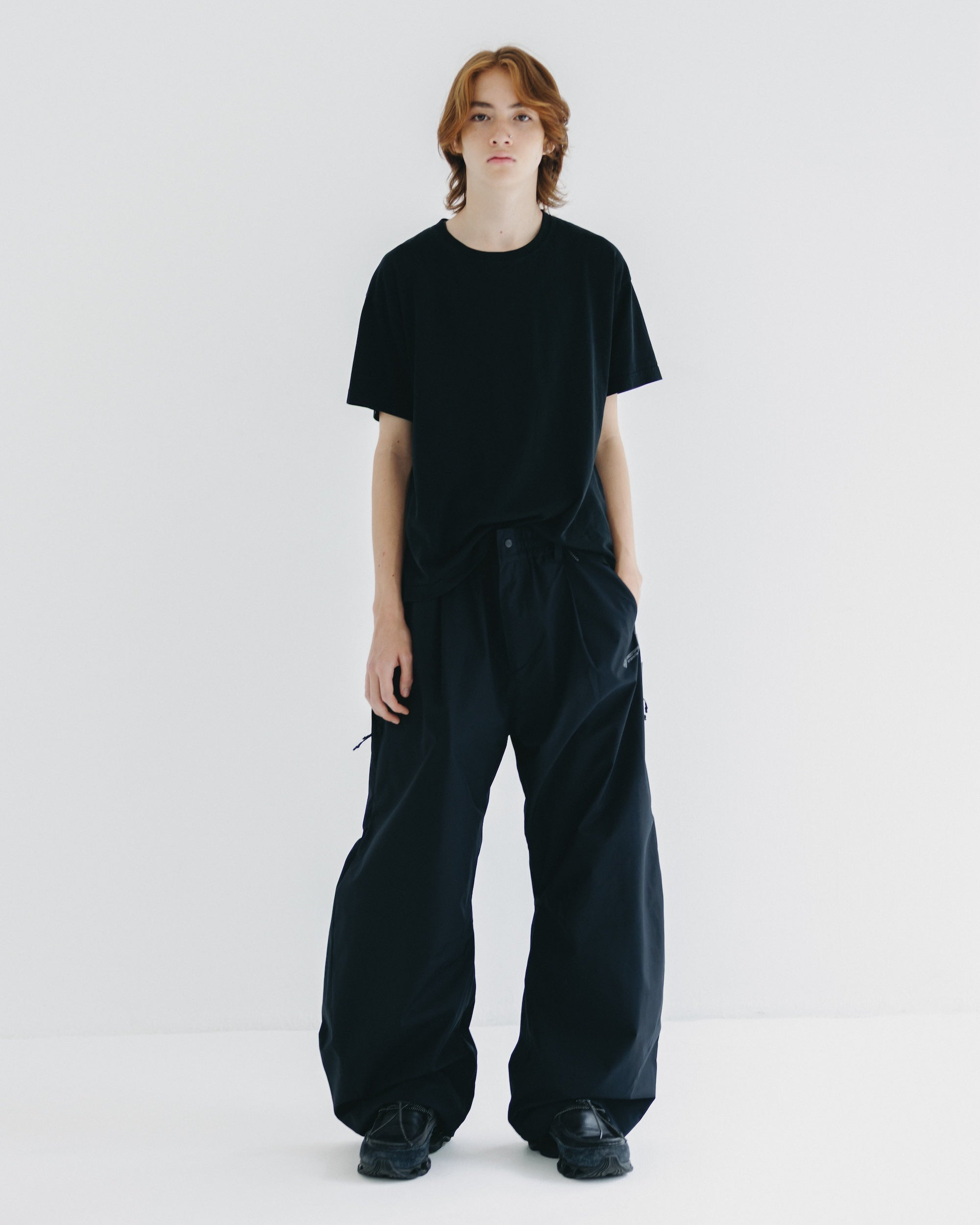 【9.10 WED 20:00- IN STOCK】+phenix WINDSTOPPER® by GORE-TEX LABS CITY BARREL LEG PANTS (BLACK)