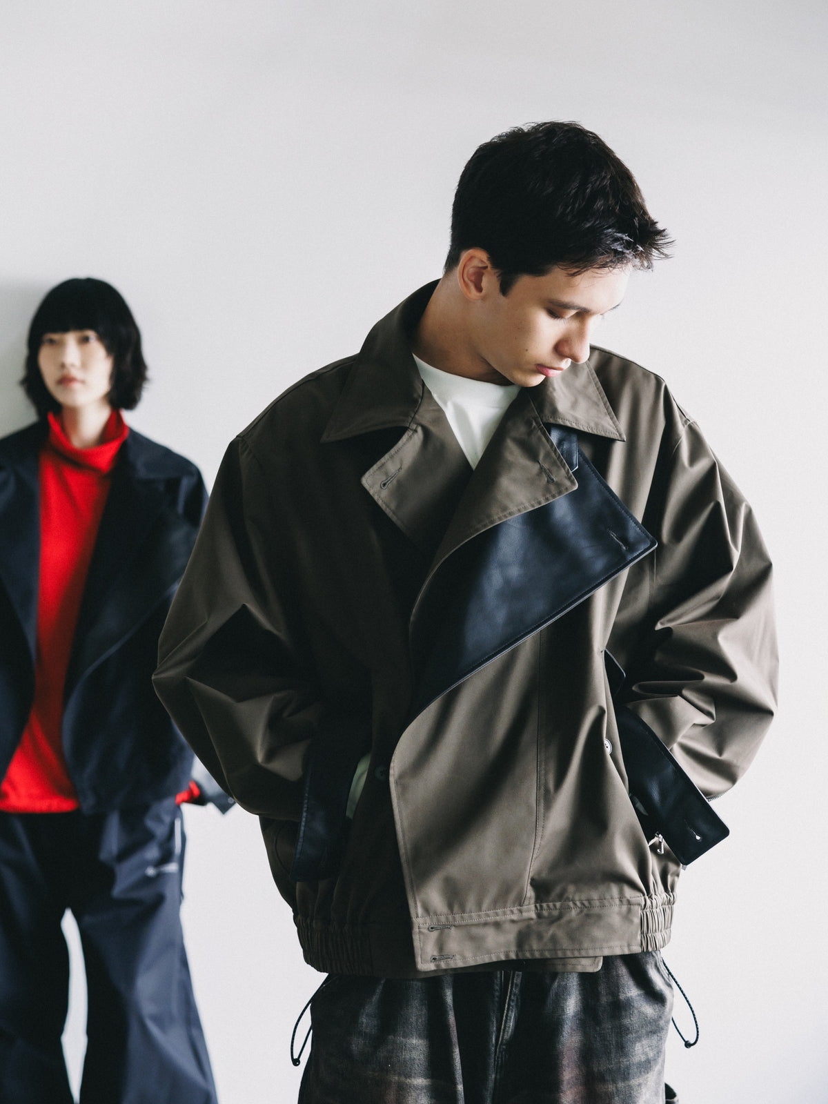 【10.24 SAT 20:00- IN STOCK】 +phenix WINDSTOPPER® by GORE-TEX LABS TWILL CITY DOUBLE FLAP JACKET (URBAN BROWN)