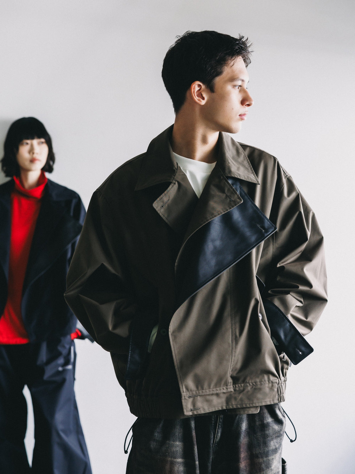 【10.24 SAT 20:00- IN STOCK】 +phenix WINDSTOPPER® by GORE-TEX LABS TWILL CITY DOUBLE FLAP JACKET (URBAN BROWN)