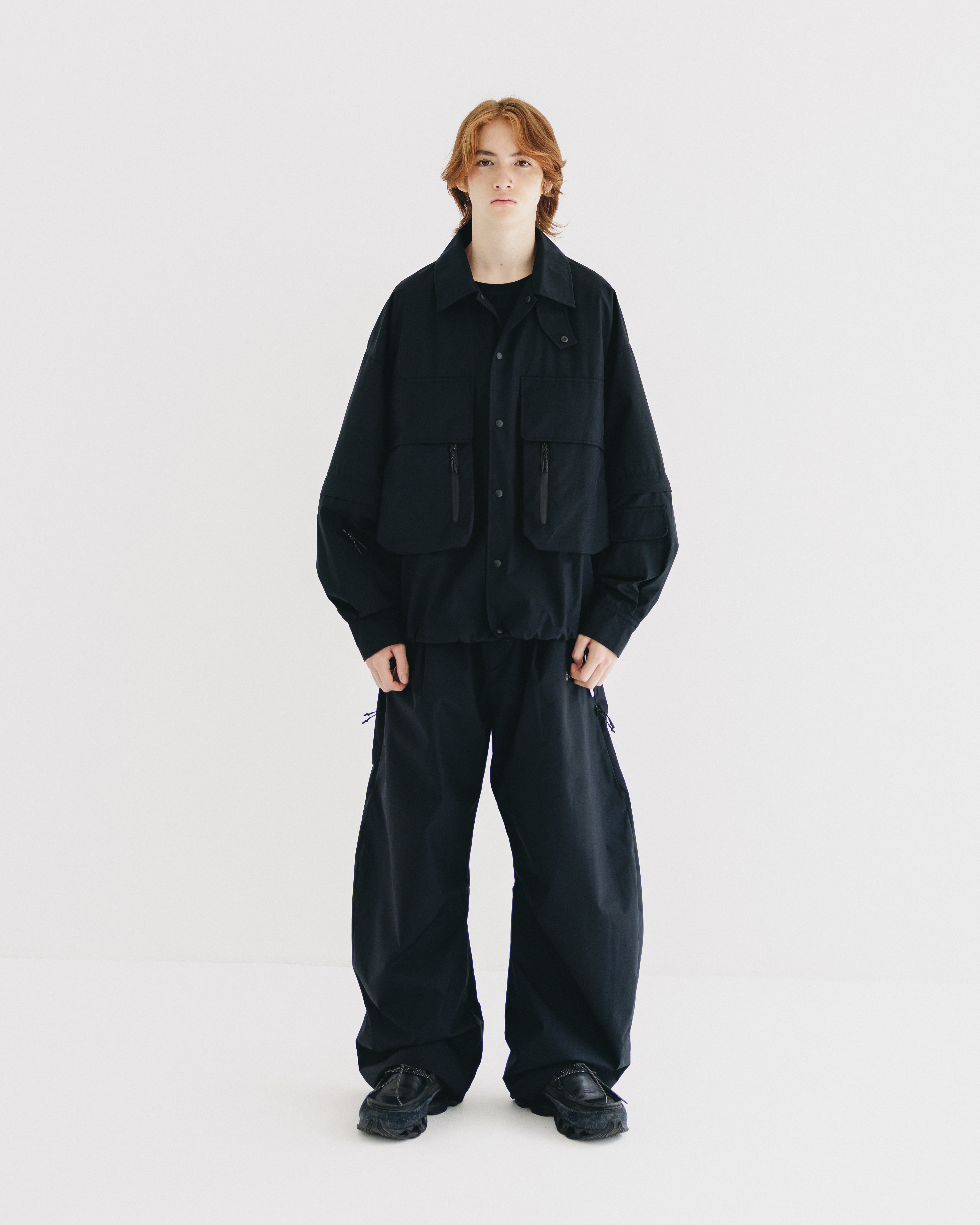 【9.10 WED 20:00- IN STOCK】+phenix WINDSTOPPER® by GORE-TEX LABS DETACHABLE WADING SHIRT JACKET (BLACK)