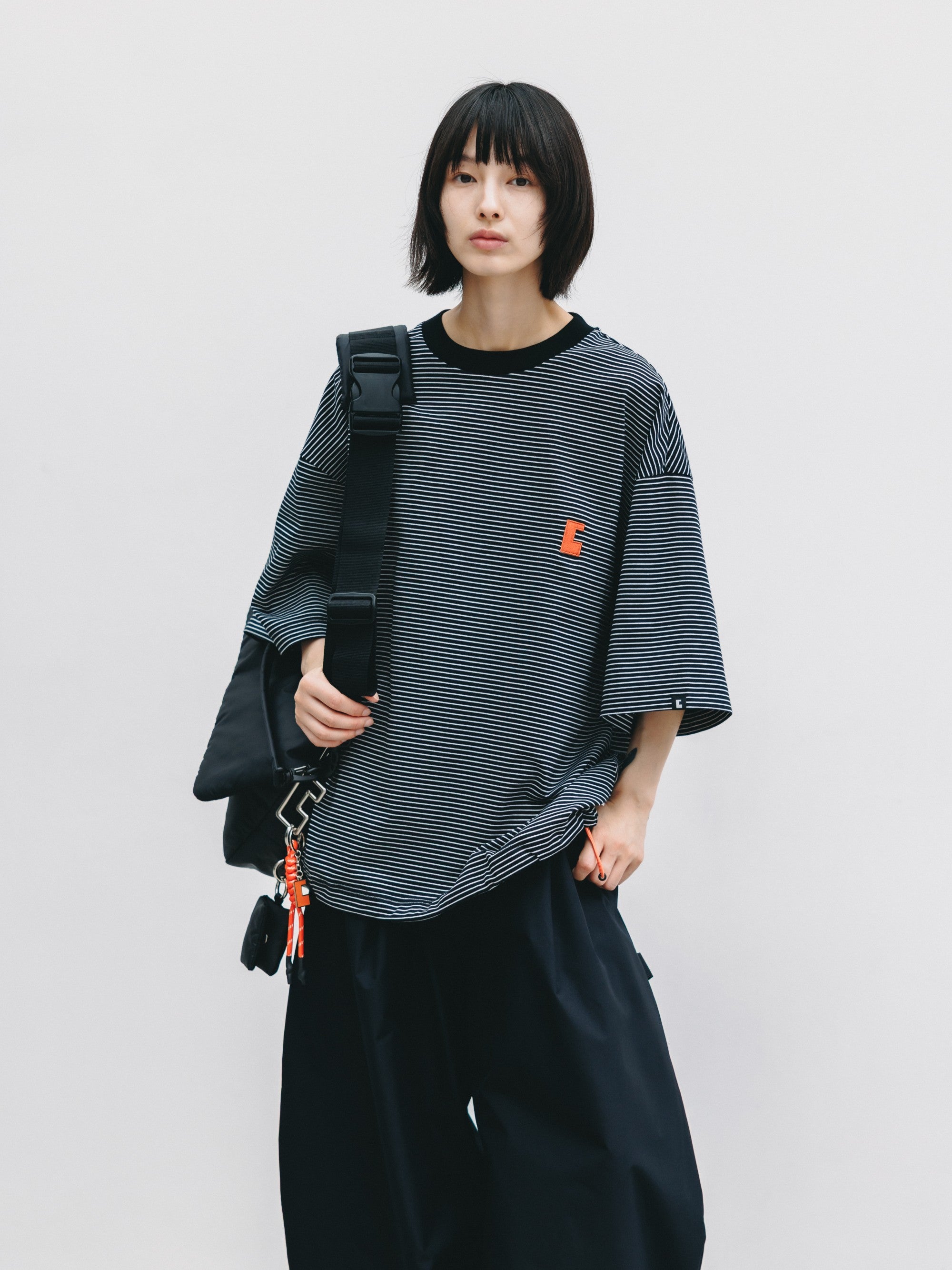 【6.24 WED 20:00- IN STOCK】PADDED FLAP HOLIDAY BAG(BLACK)