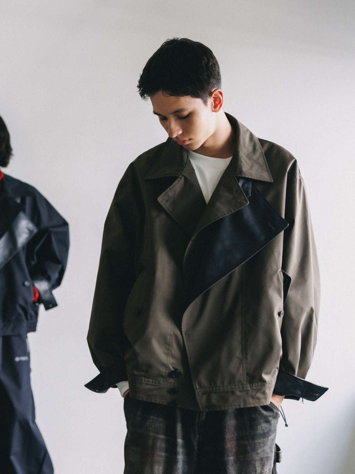 【10.24 SAT 20:00- IN STOCK】 +phenix WINDSTOPPER® by GORE-TEX LABS TWILL CITY DOUBLE FLAP JACKET (URBAN BROWN)