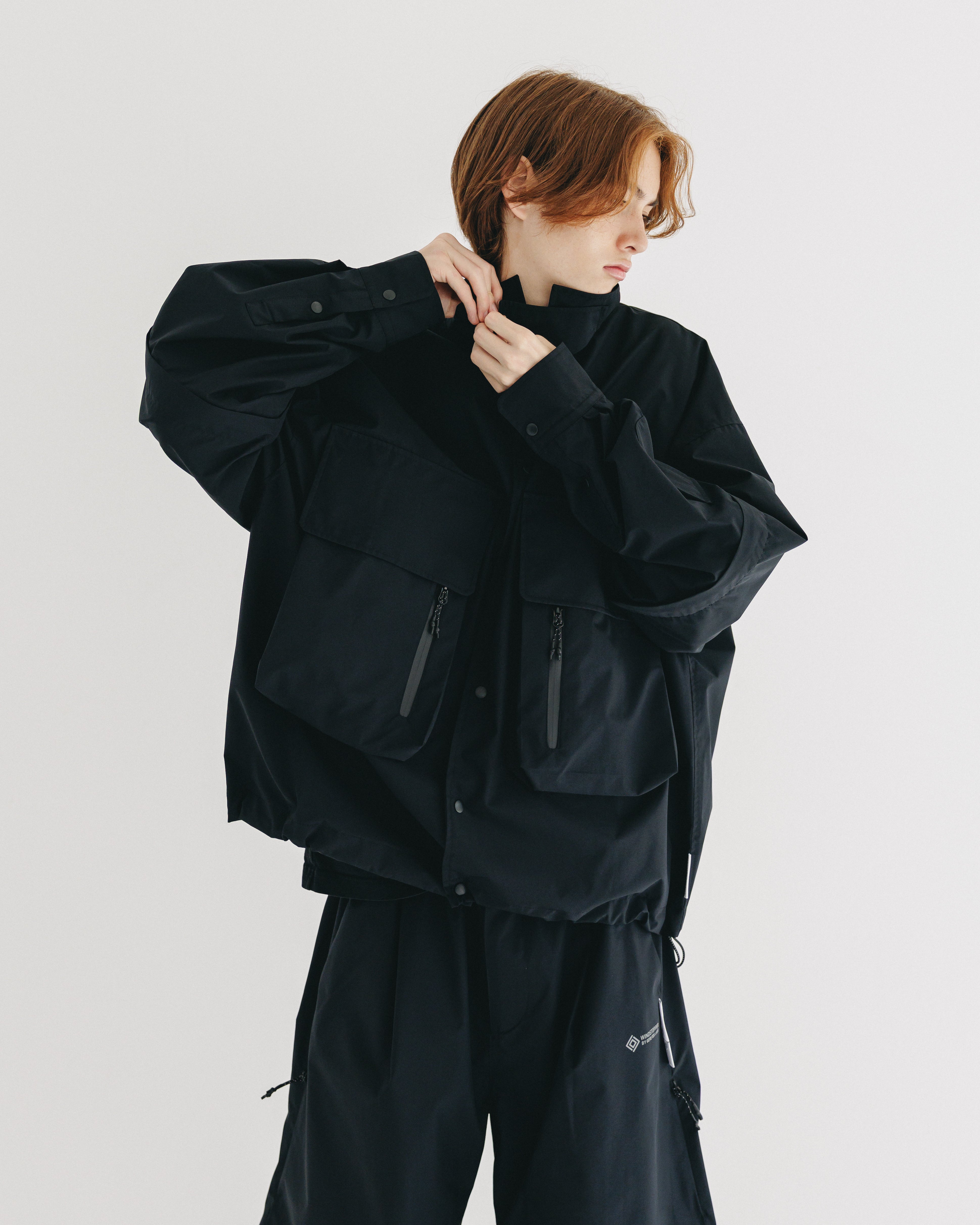 【9.10 WED 20:00- IN STOCK】+phenix WINDSTOPPER® by GORE-TEX LABS DETACHABLE WADING SHIRT JACKET (BLACK)