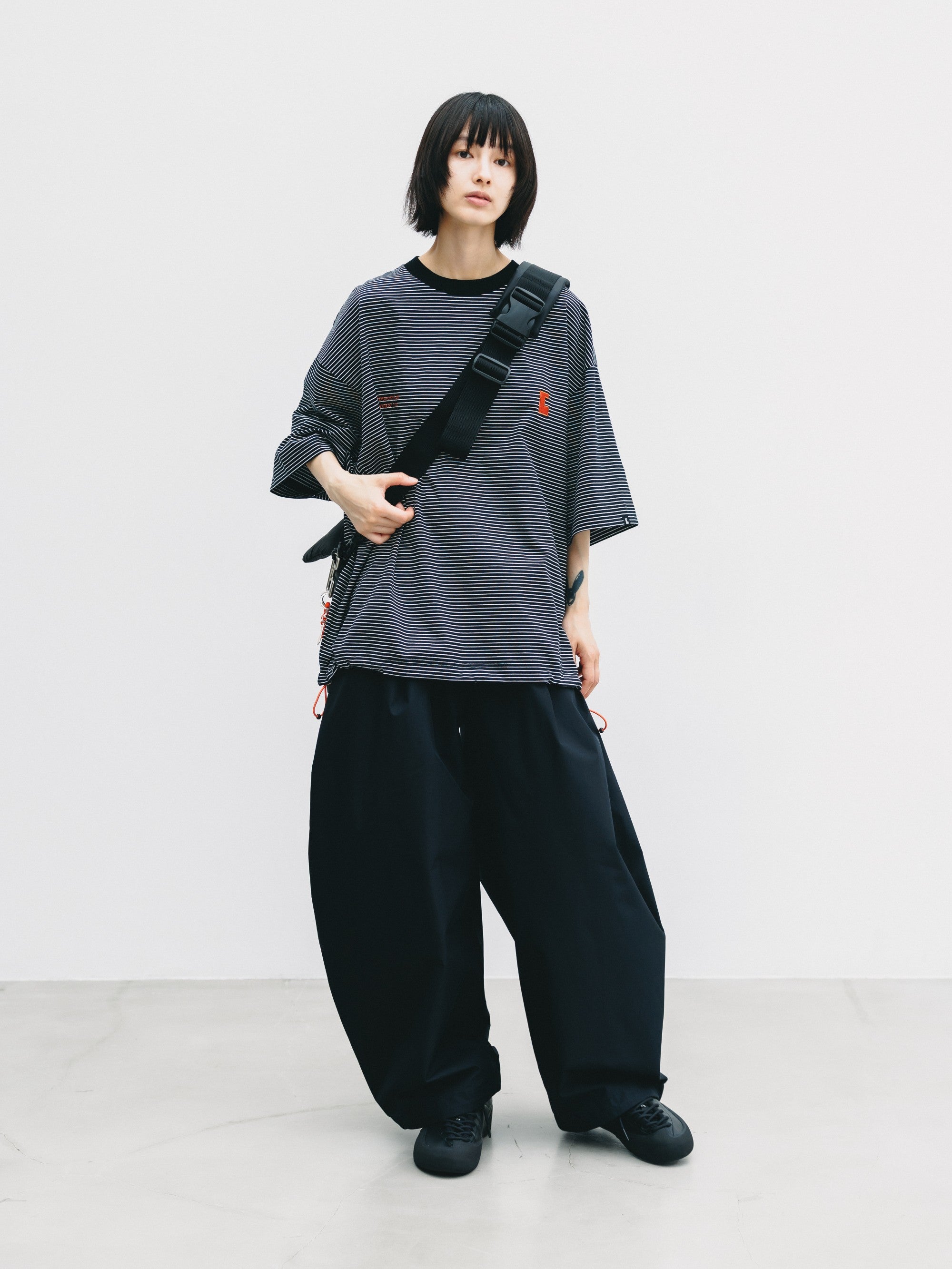 6.24 WED 20:00- IN STOCK】PADDED FLAP HOLIDAY BAG(BLACK)