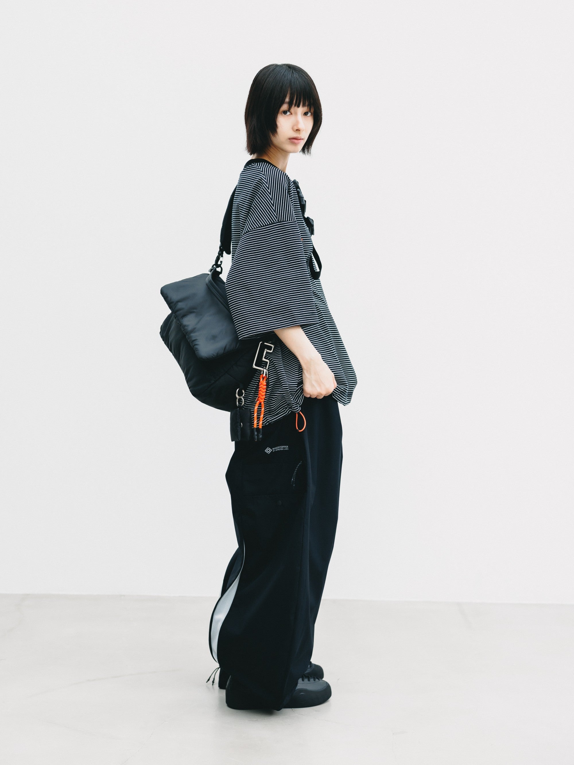 【6.24 WED 20:00- IN STOCK】PADDED FLAP HOLIDAY BAG(BLACK)