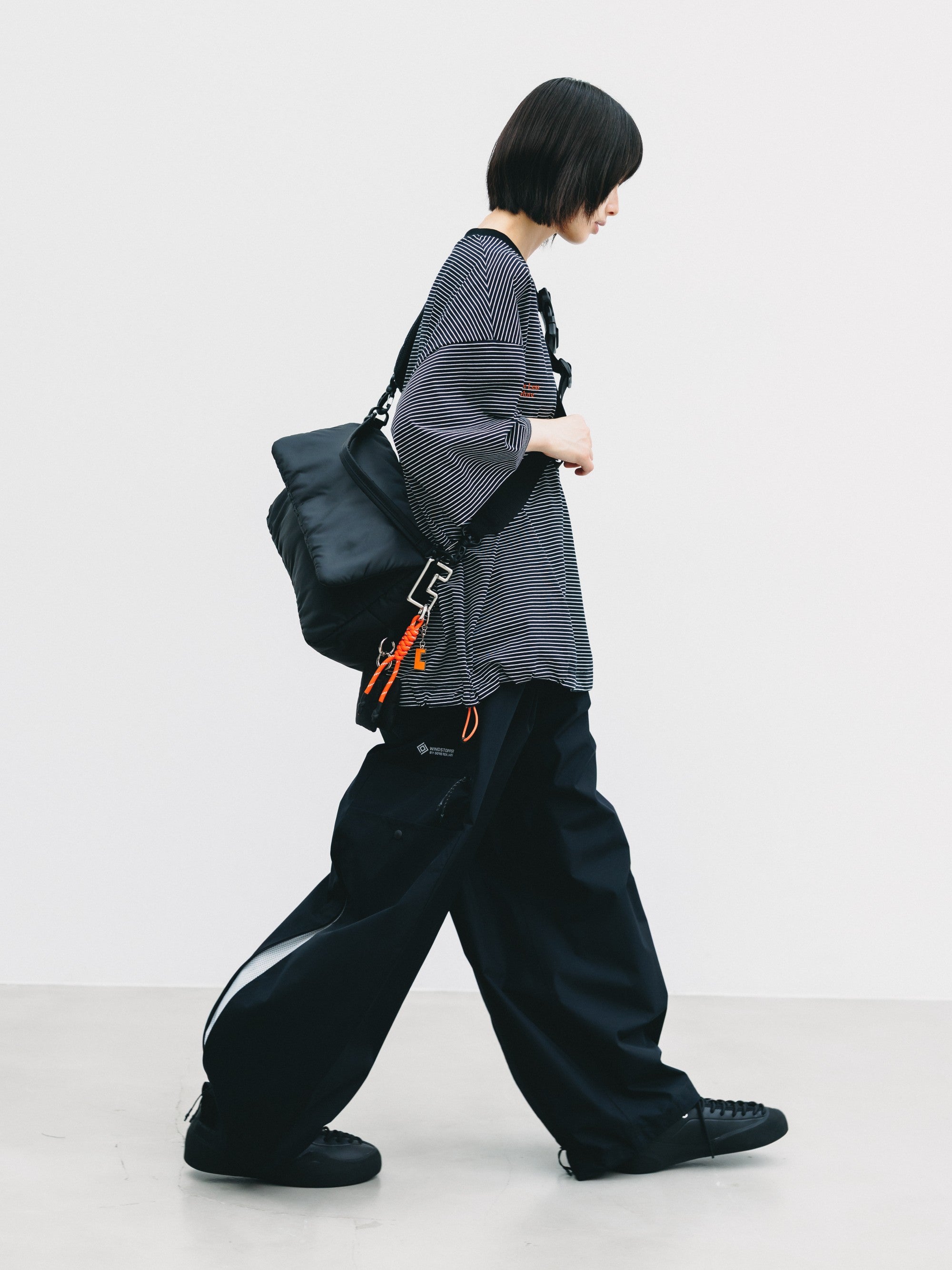 【6.24 WED 20:00- IN STOCK】PADDED FLAP HOLIDAY BAG(BLACK)