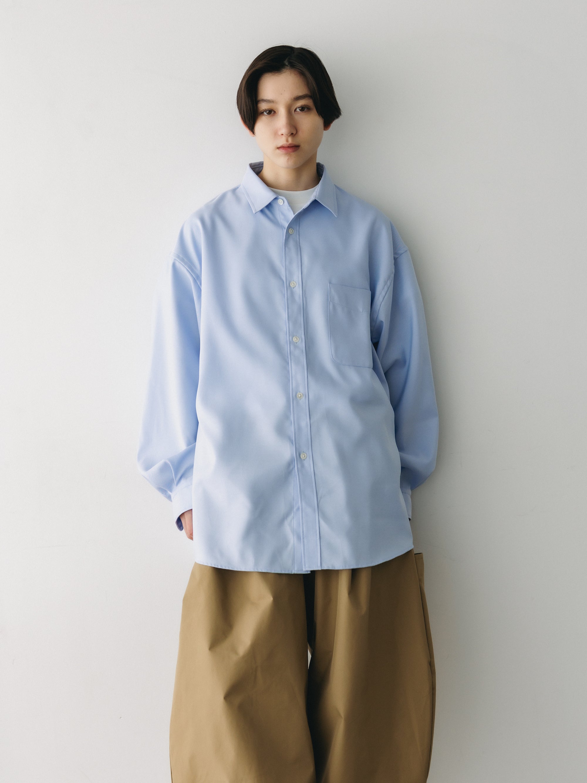 ACTIVE OXFORD EVERYDAY L/S SHIRT (SAX BLUE)