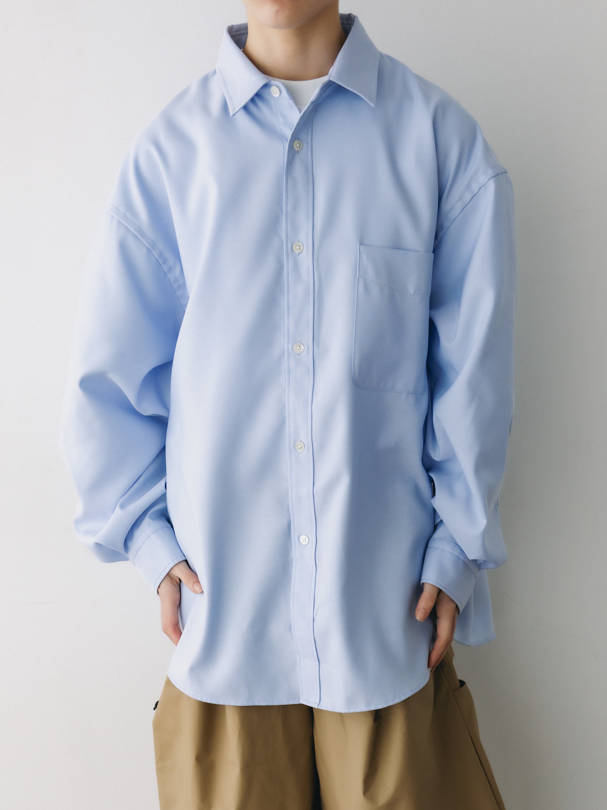 ACTIVE OXFORD EVERYDAY L/S SHIRT (SAX BLUE)