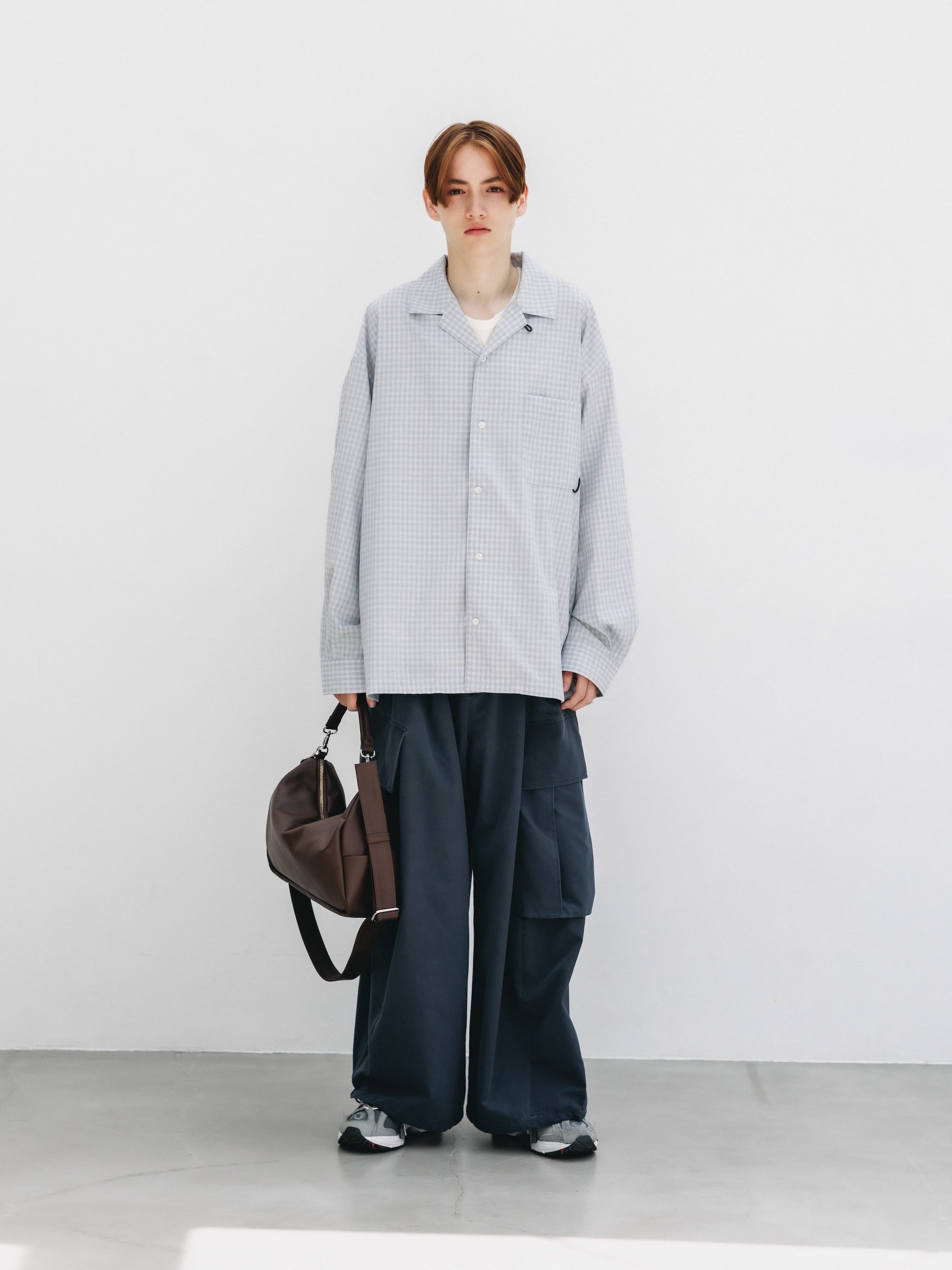 【5.20 WED 20:00- IN STOCK】VINTAGE EFFECT COOLDOTS® CITY MEGA POCKET BALLOON CARGO PANTS(NAVY)