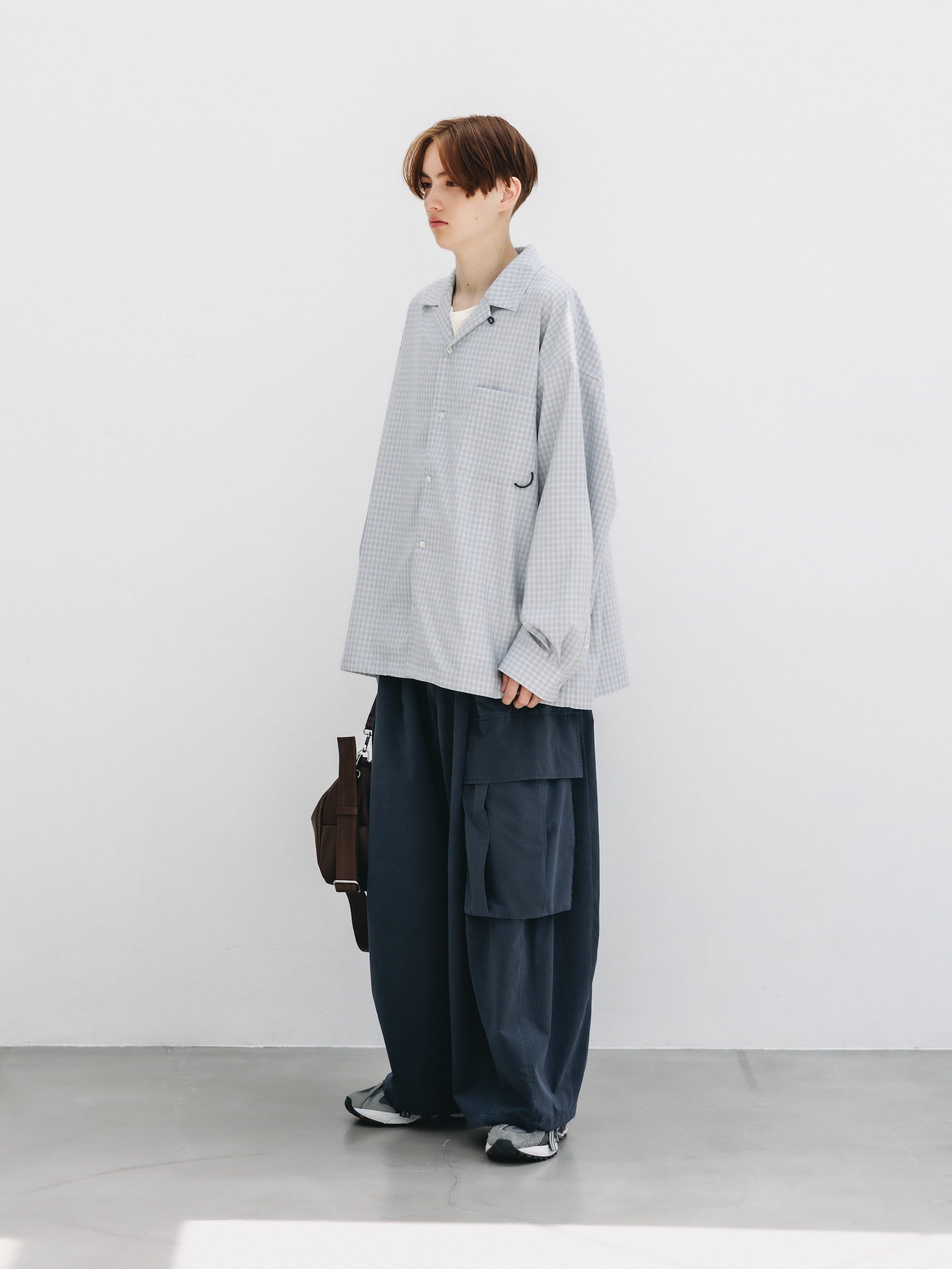 【5.20 WED 20:00- IN STOCK】VINTAGE EFFECT COOLDOTS® CITY MEGA POCKET BALLOON CARGO PANTS(NAVY)