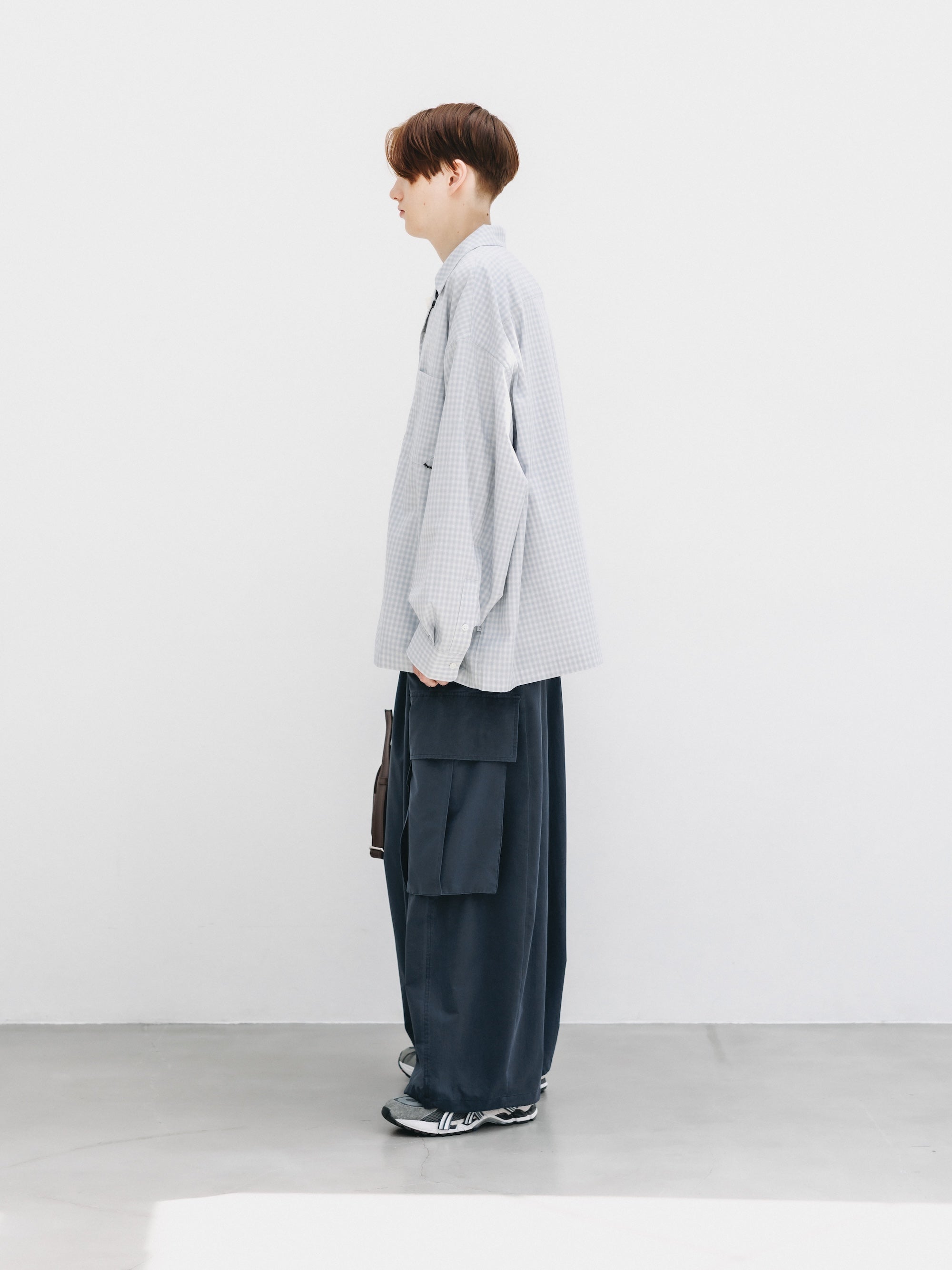 【5.20 WED 20:00- IN STOCK】VINTAGE EFFECT COOLDOTS® CITY MEGA POCKET BALLOON CARGO PANTS(NAVY)