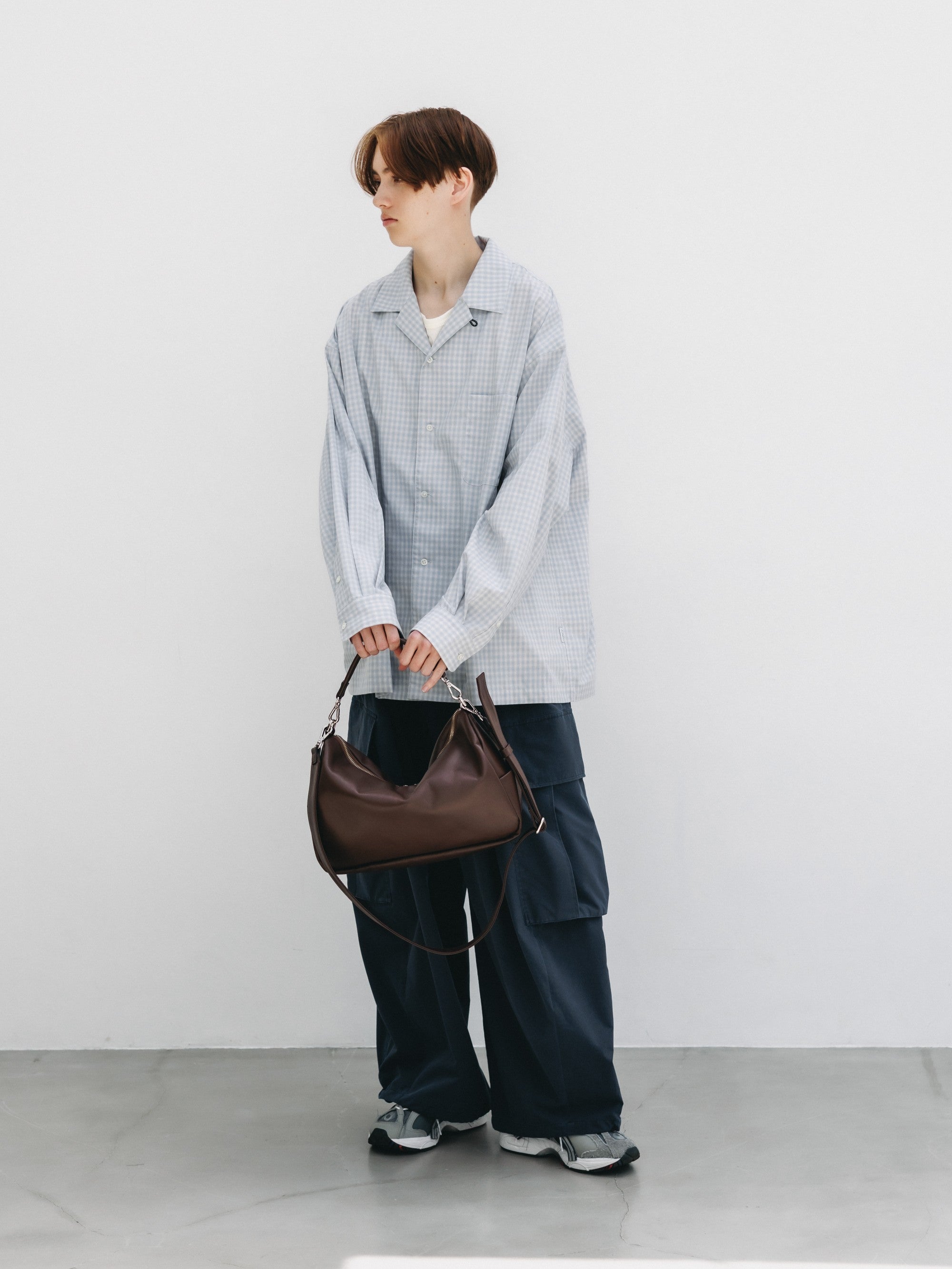 LEATHER DAYOFF BAG (BROWN)
