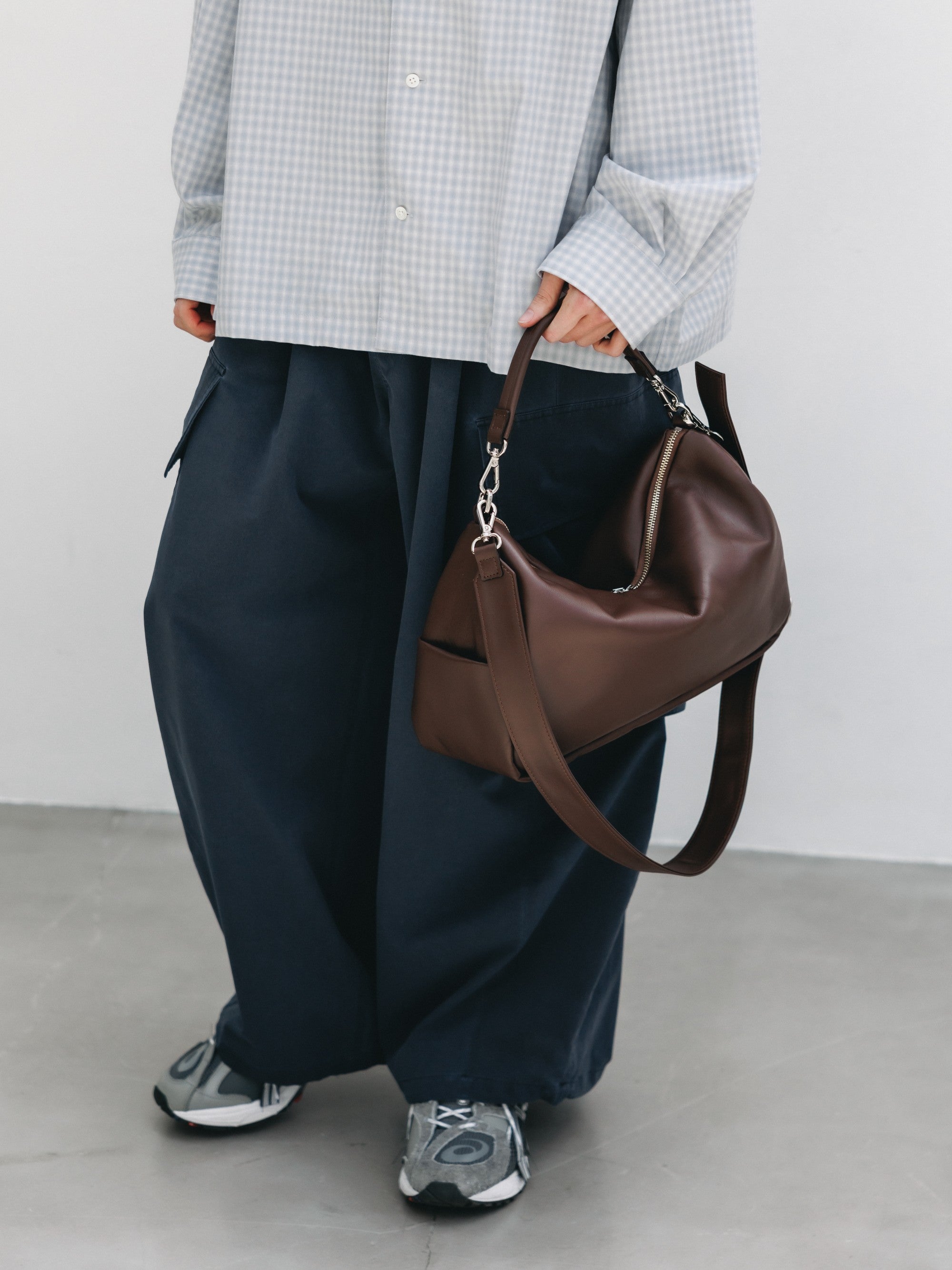 LEATHER DAYOFF BAG (BROWN)