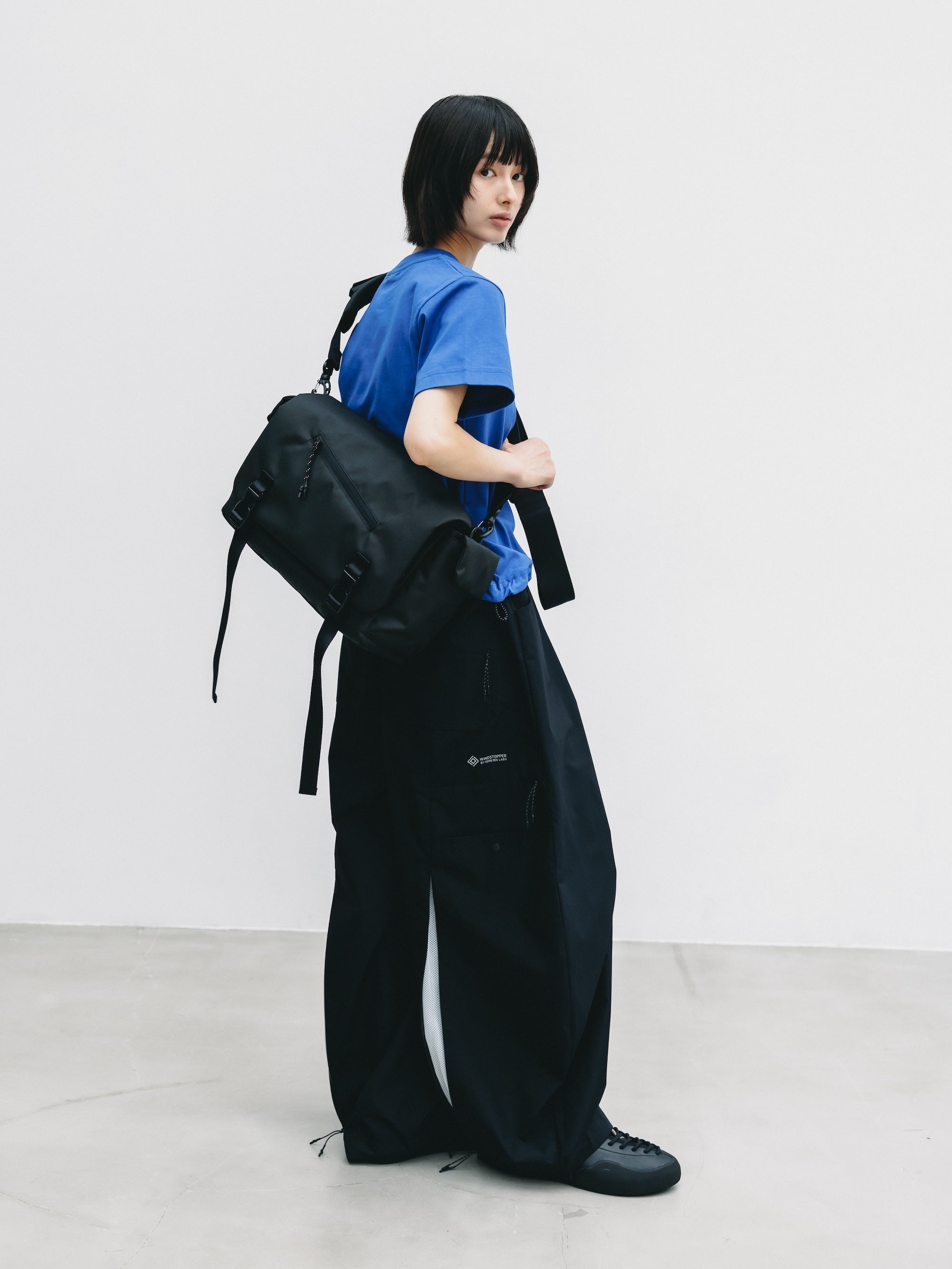 【6.10 WED 20:00- IN STOCK】+phenix WINDSTOPPER® by GORE-TEX LABS CITY MASSIVE UTILITY PANTS (BLACK×WHITE)