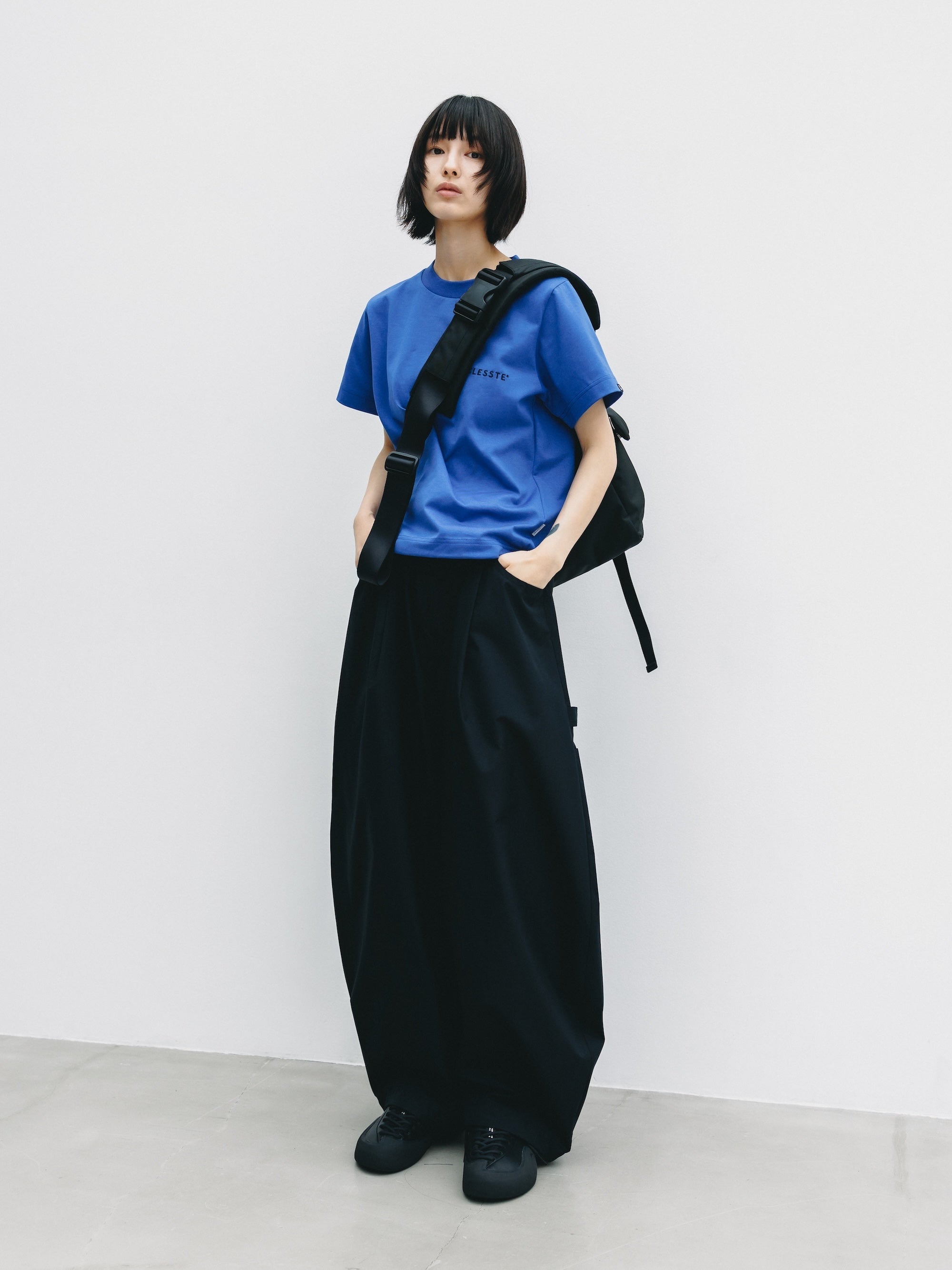 【6.13 SAT 20:00- IN STOCK】JOURNEY CROSS MESSENGER BAG (BLACK)