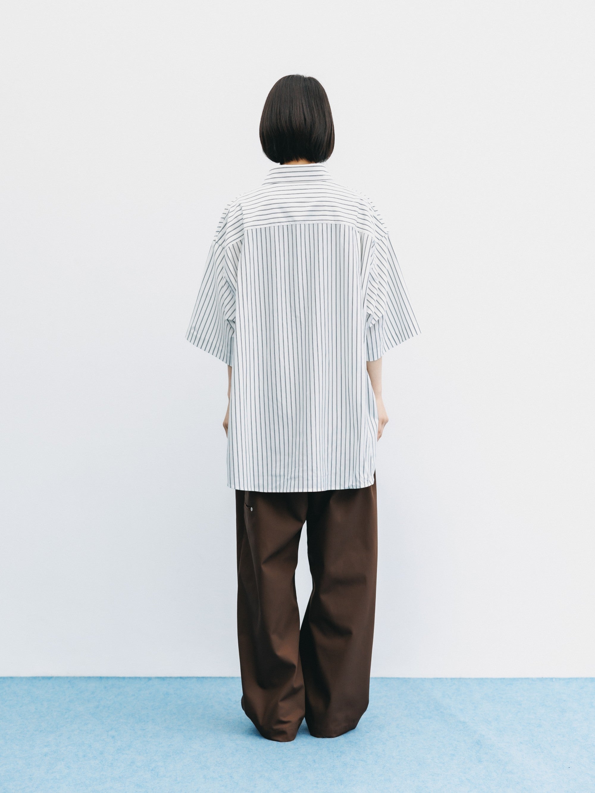 【8.5 WED 20:00- IN STOCK】T/C CITY WIDE STRAIGHT PANTS (BROWN)