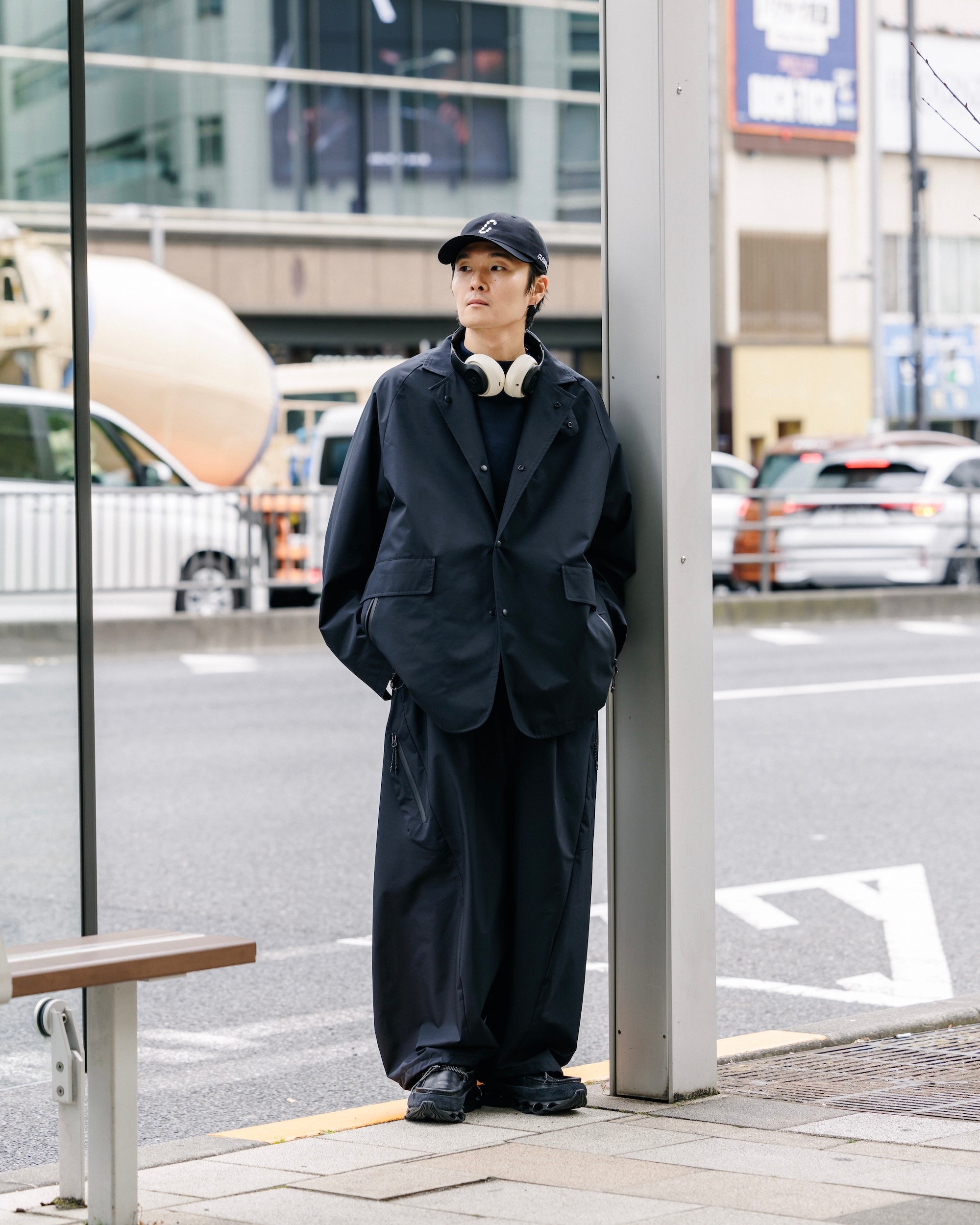 【9.3 WED 20:00- IN STOCK】+phenix WINDSTOPPER® by GORE-TEX LABS ACTIVE CITY STORAGE JACKET (BLACK)